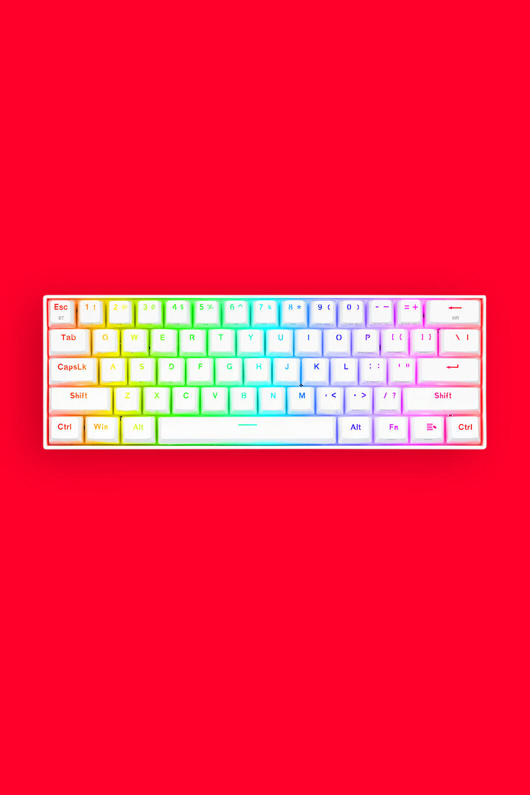 REDRAGON - K530WRGB-PRO Draconic Elite KB - white
