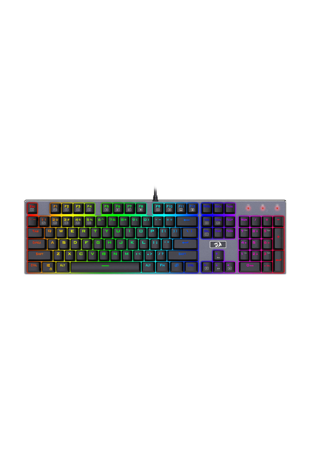 REDRAGON - K556RGB Devarajas Metal KB - black