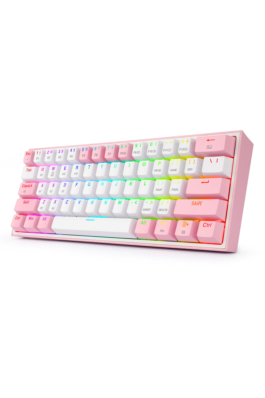 REDRAGON - K616-RGB Fizz Pro 65% KB - white-pink