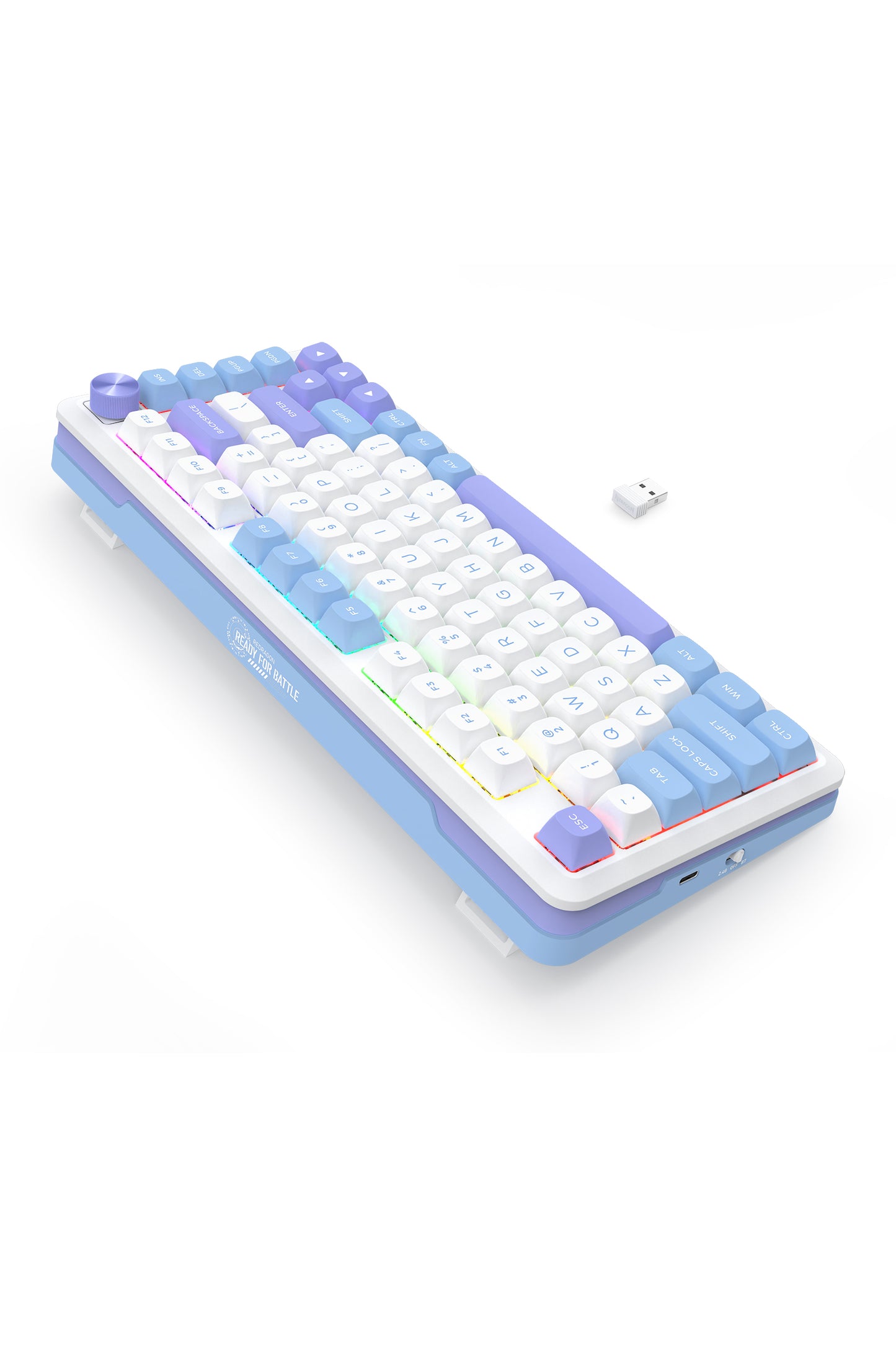 REDRAGON - K681WBP-RGB-PRO Cyrus 75% KB - beige