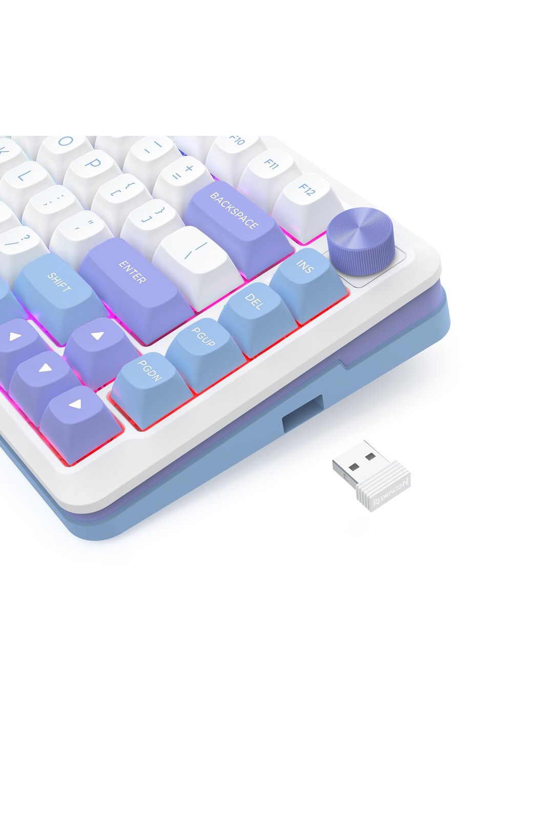 REDRAGON - K681WBP-RGB-PRO Cyrus 75% KB - beige