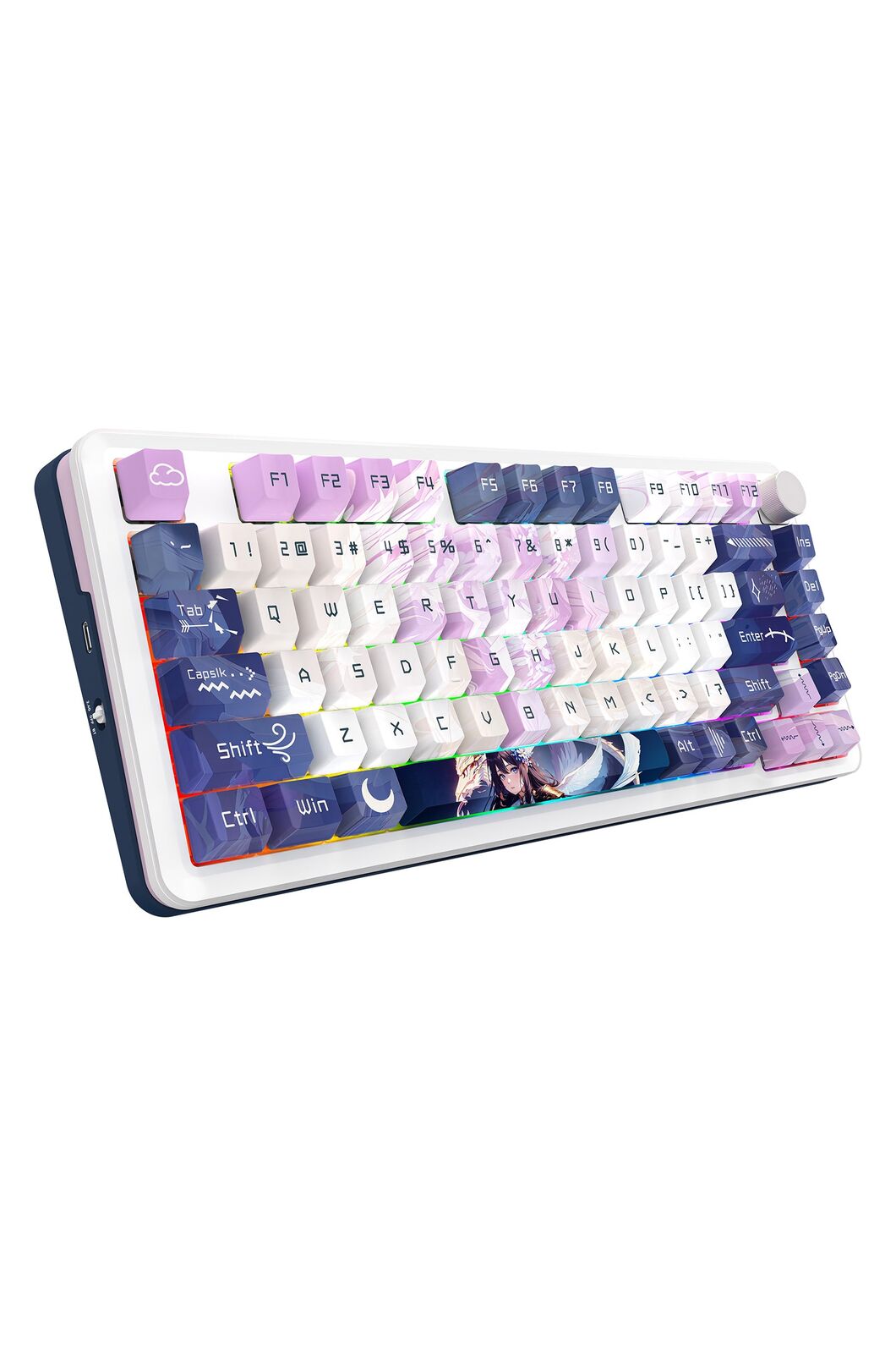 REDRAGON - K681AGC-RGB-PRO Cyrus 75% KB - purple
