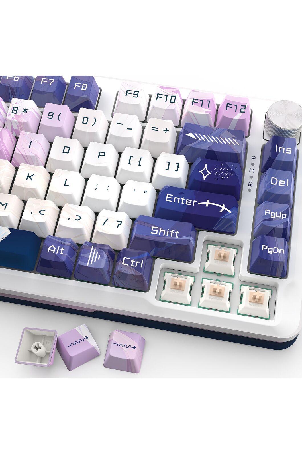 REDRAGON - K681AGC-RGB-PRO Cyrus 75% KB - purple