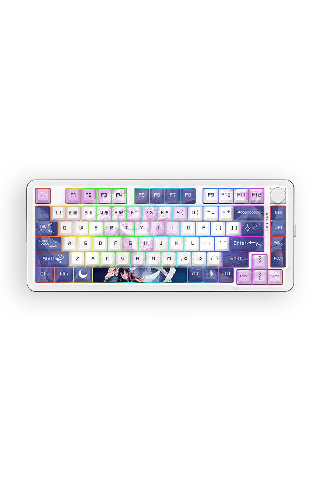 REDRAGON - K681AGC-RGB-PRO Cyrus 75% KB - deep-purple