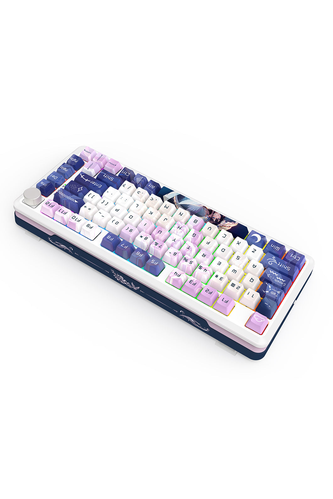 REDRAGON - K681AGC-RGB-PRO Cyrus 75% KB - deep-purple