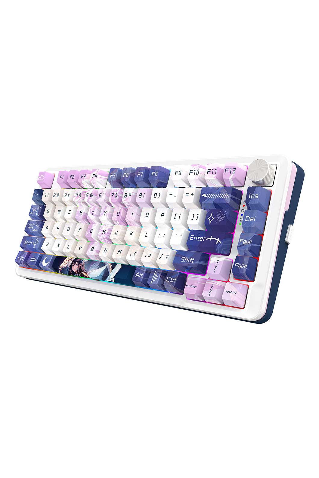 REDRAGON - K681AGC-RGB-PRO Cyrus 75% KB - deep-purple