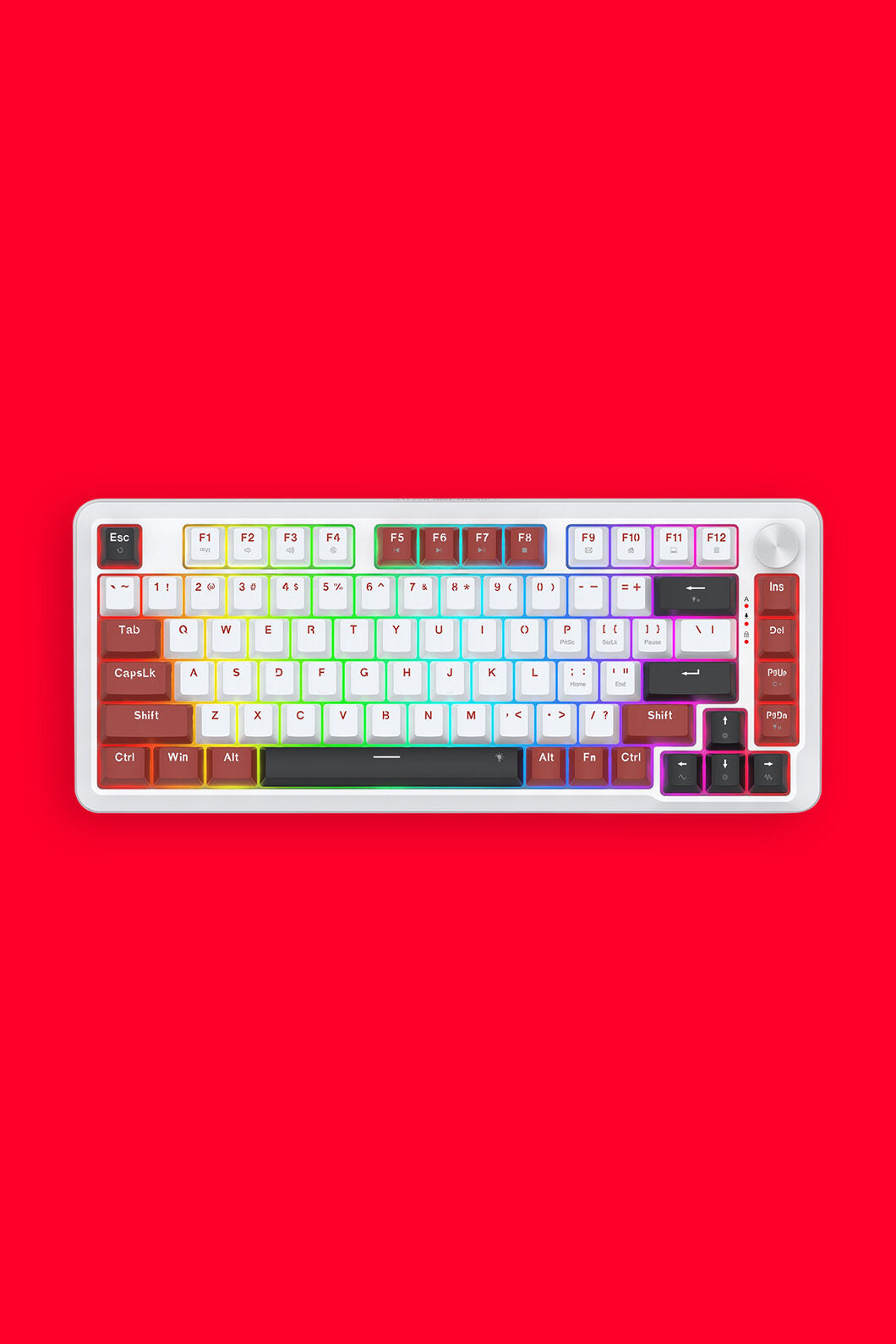 REDRAGON - K721WRB-RGB-M StormhunterRT KB - red