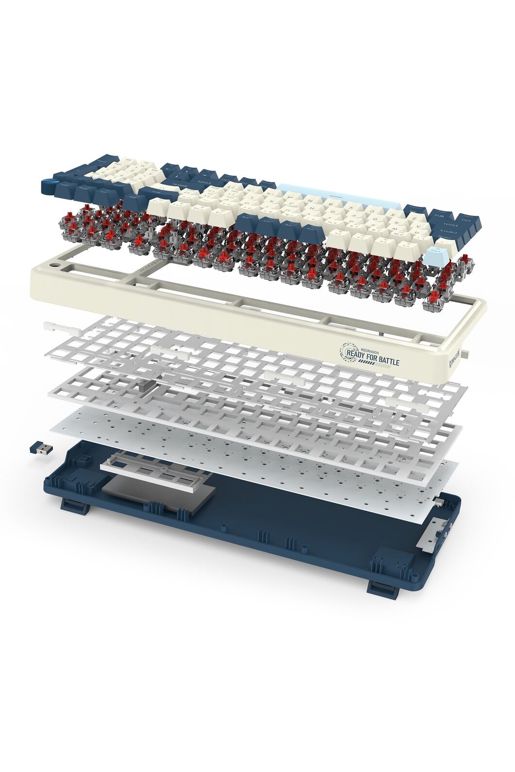 REDRAGON - K686WB-RGB-PRO EISA 98+1 KB - navy