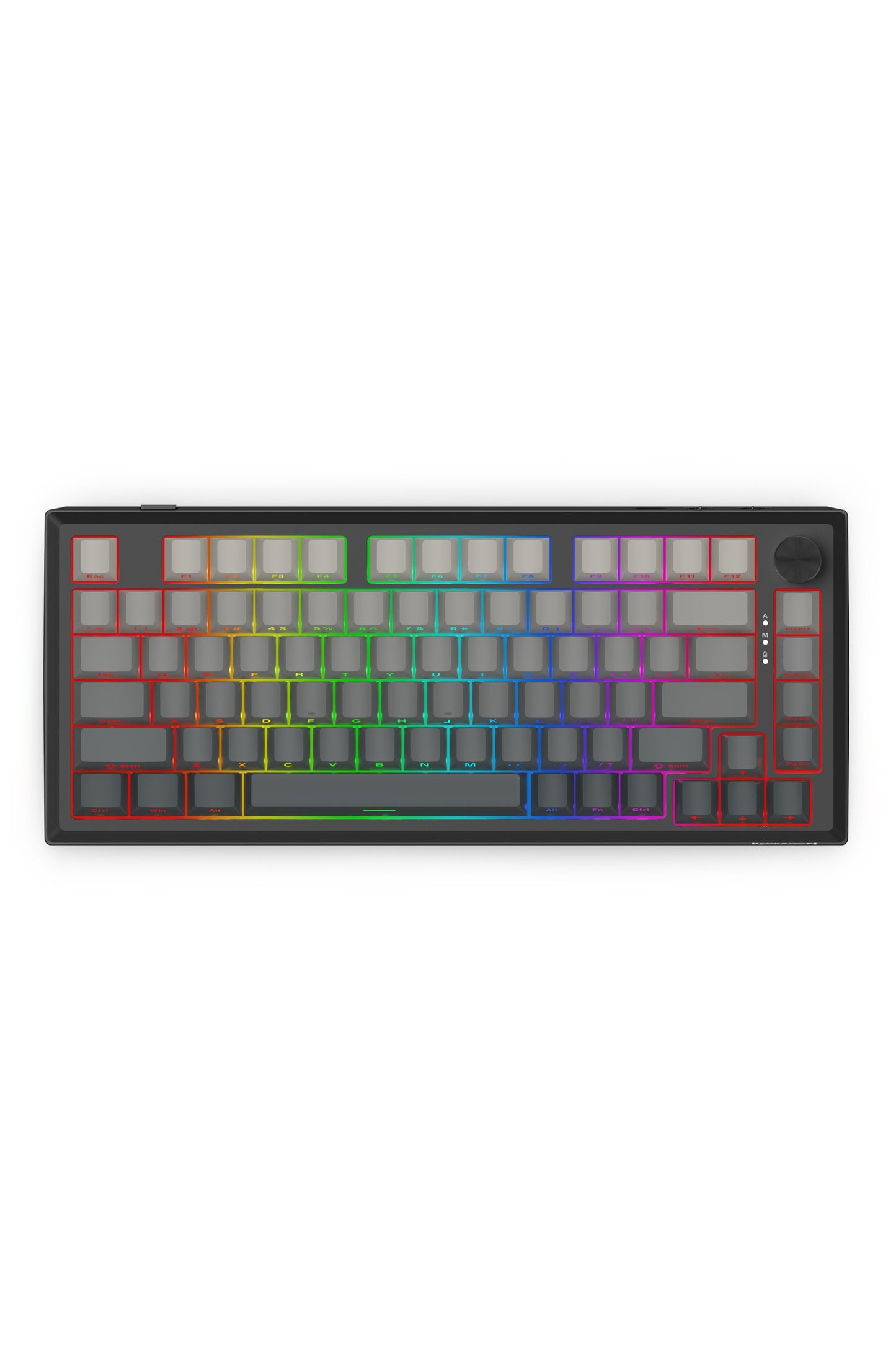 REDRAGON - K687GG-RGB-PRO Freyja Alum KB - grey