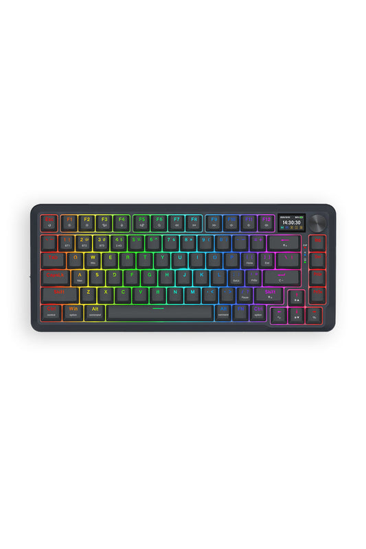 REDRAGON - K708RGB-PRO Fleact 75% LCD KB - black