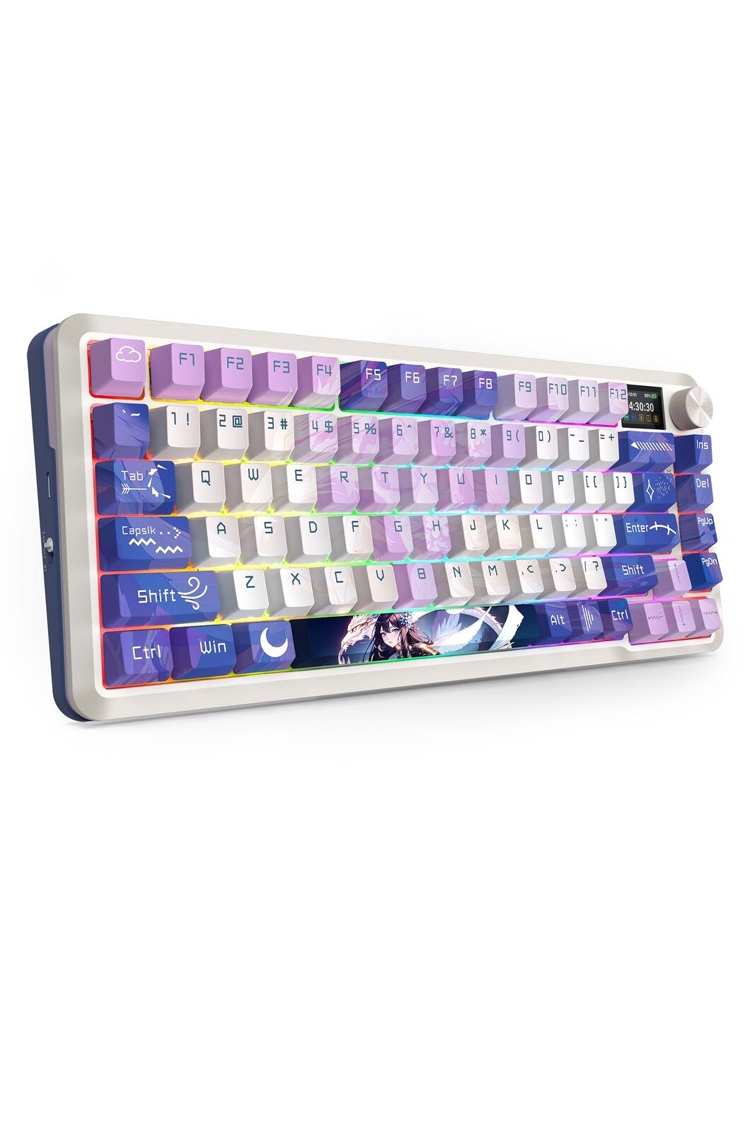 REDRAGON - K708AK-RGB-PRO Fleact 75% KB - purple