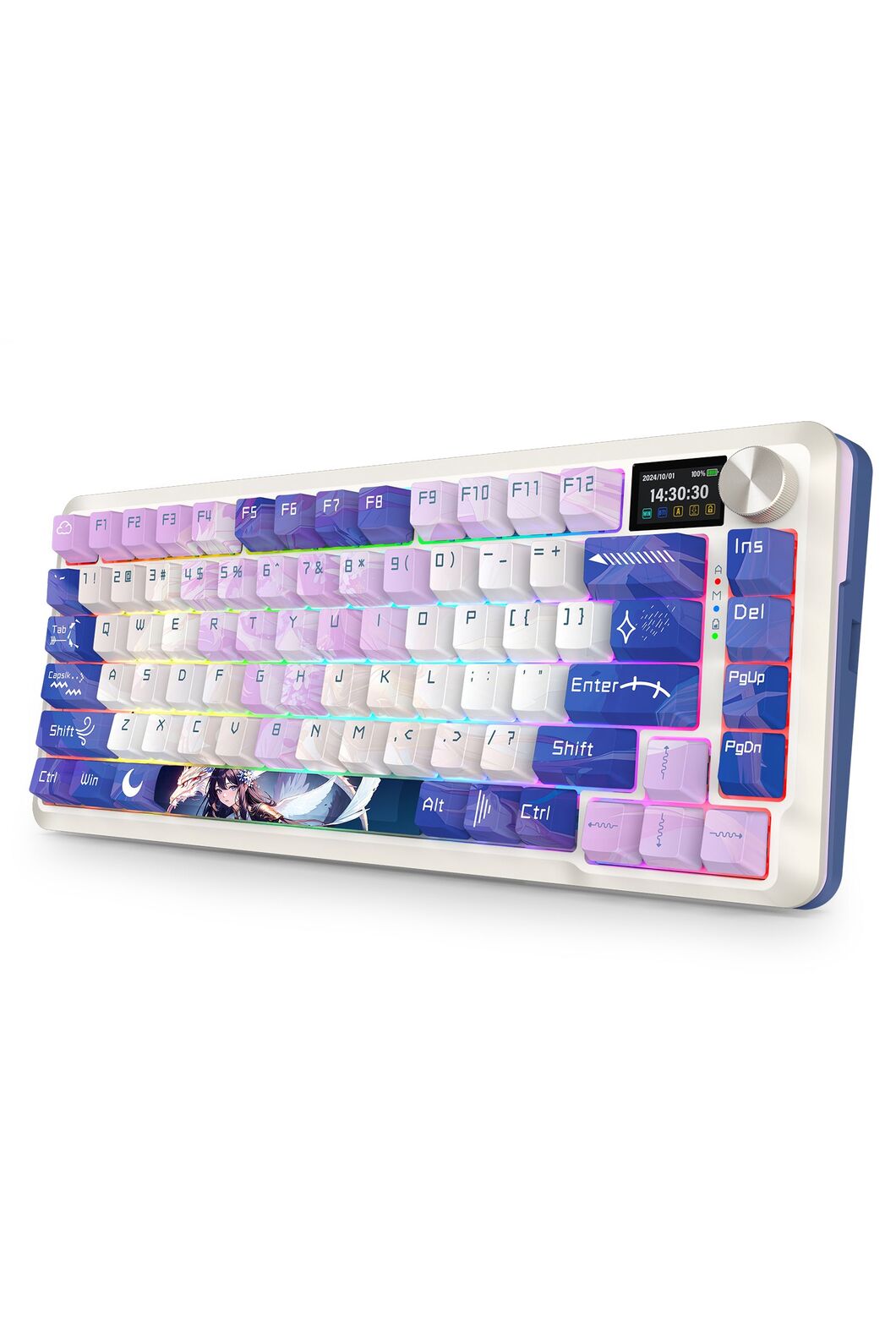 REDRAGON - K708AK-RGB-PRO Fleact 75% KB - purple