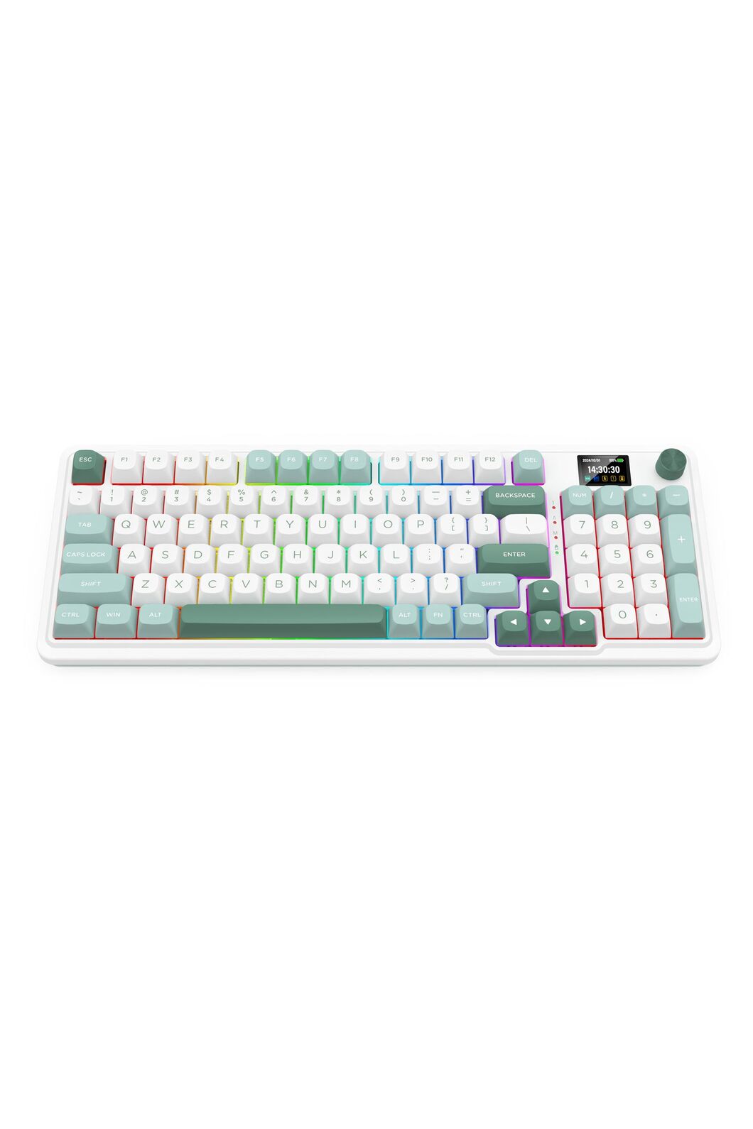 REDRAGON - K719WG-RGB-PRO Galatin Pro KB - green