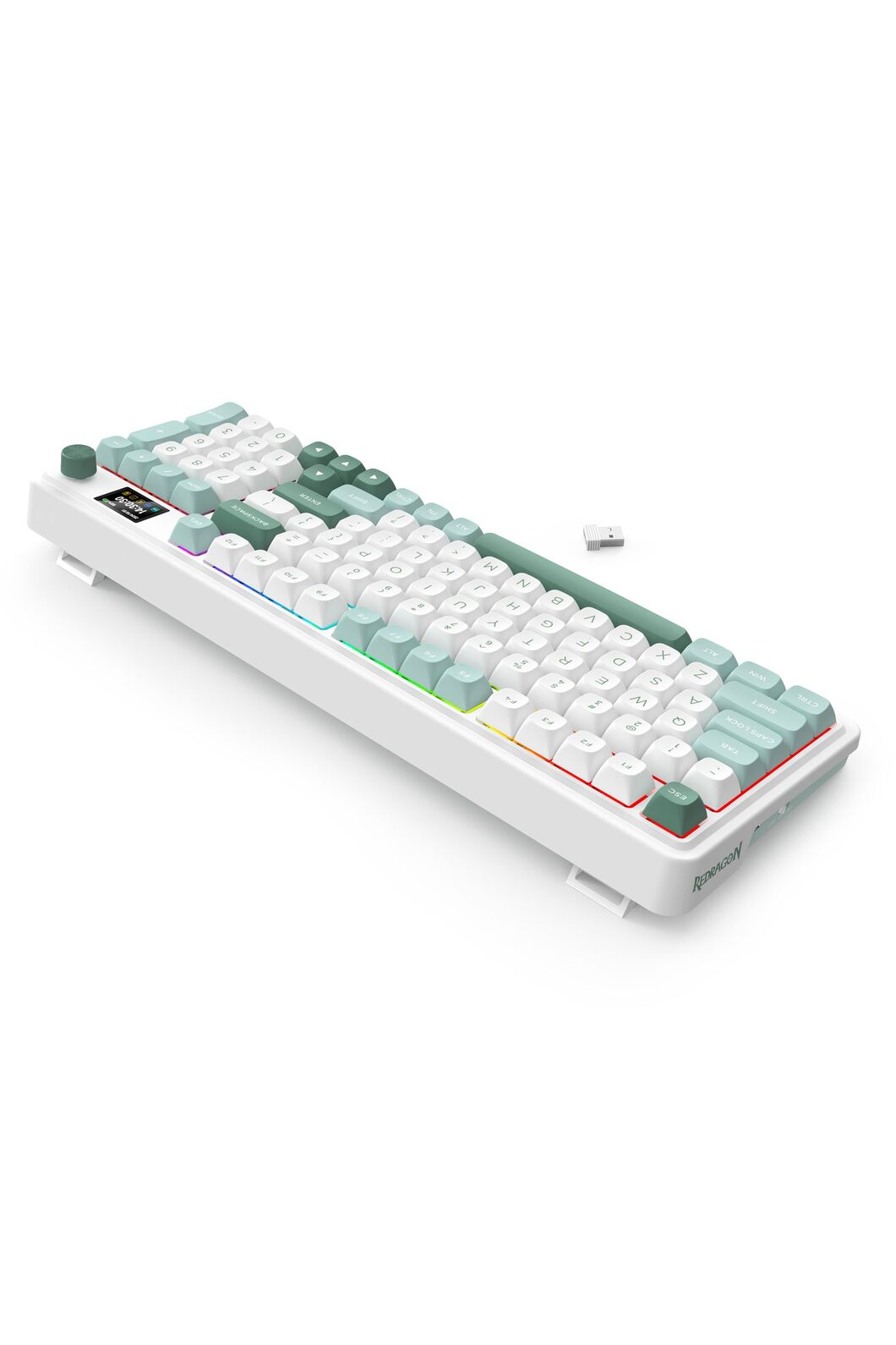 REDRAGON - K719WG-RGB-PRO Galatin Pro KB - green