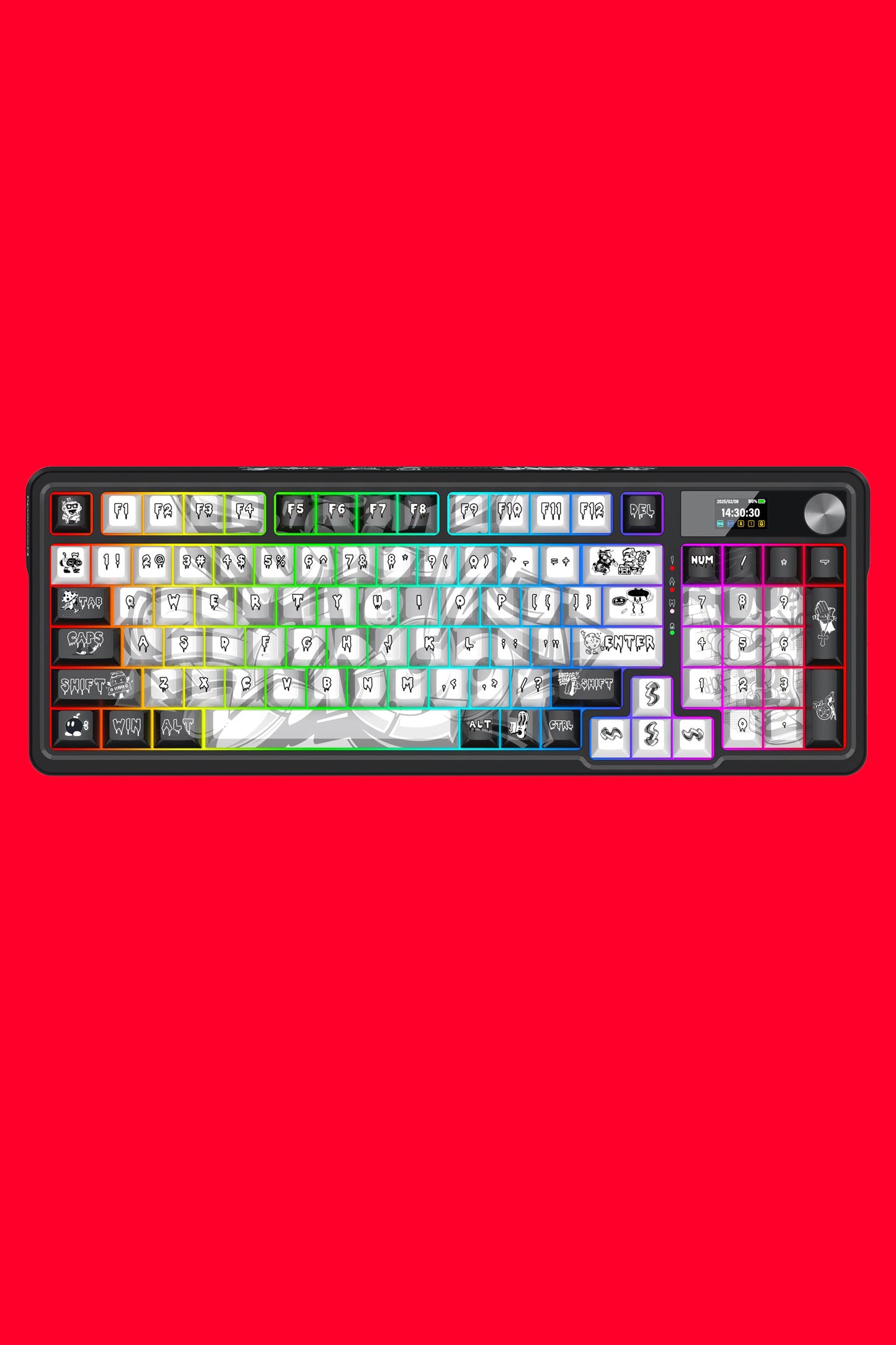 REDRAGON - K719GF-RGB-PRO Artemis Pro KB - grey