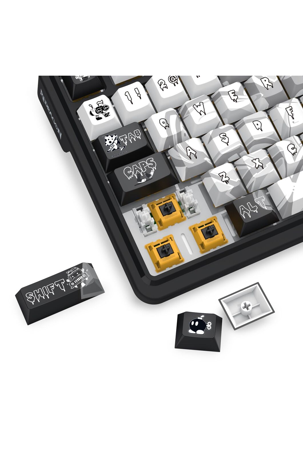 REDRAGON - K719GF-RGB-PRO Artemis Pro KB - grey