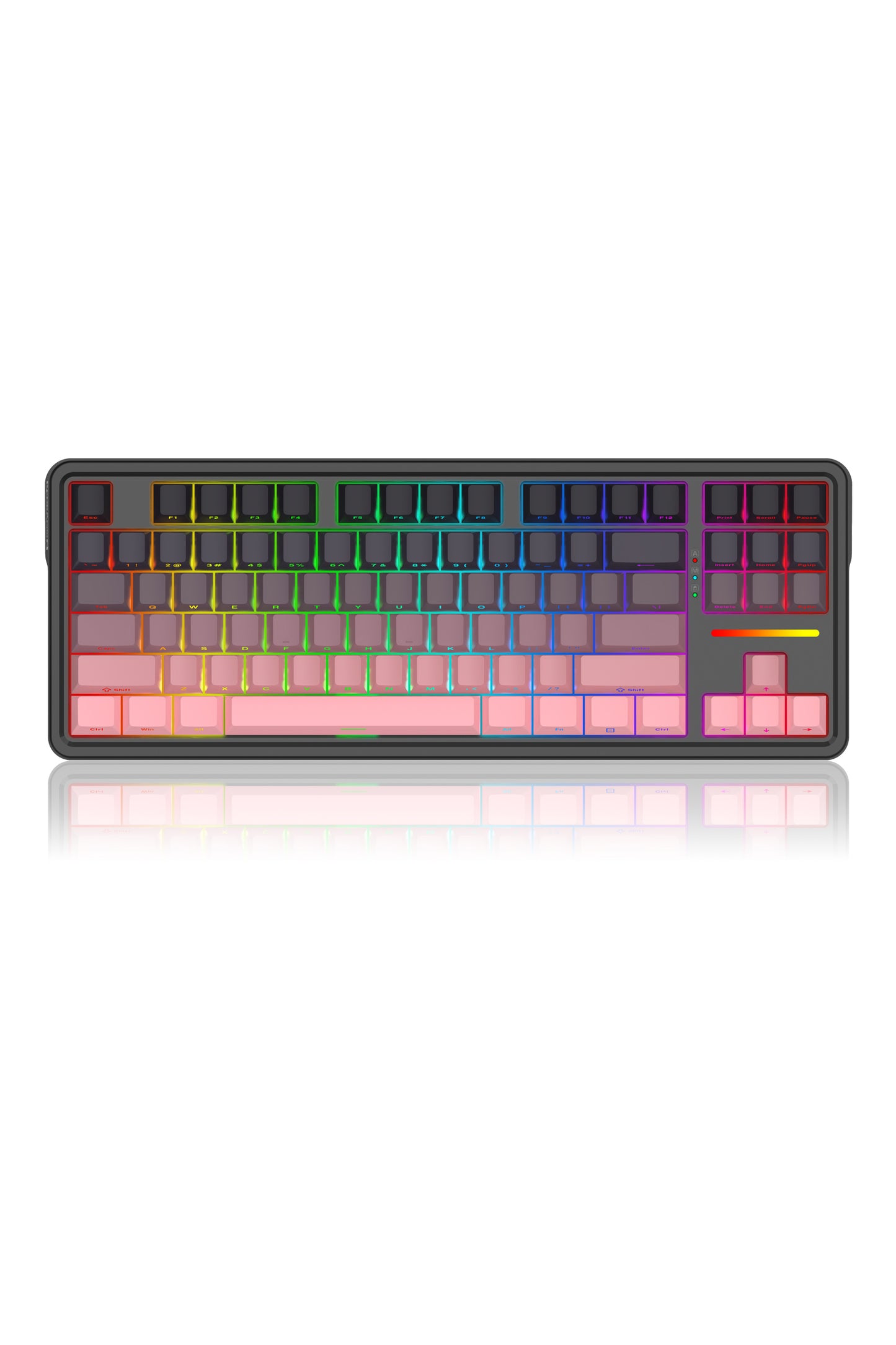 REDRAGON - K728SP-RGB-PRO Antonium Pro KB - pink