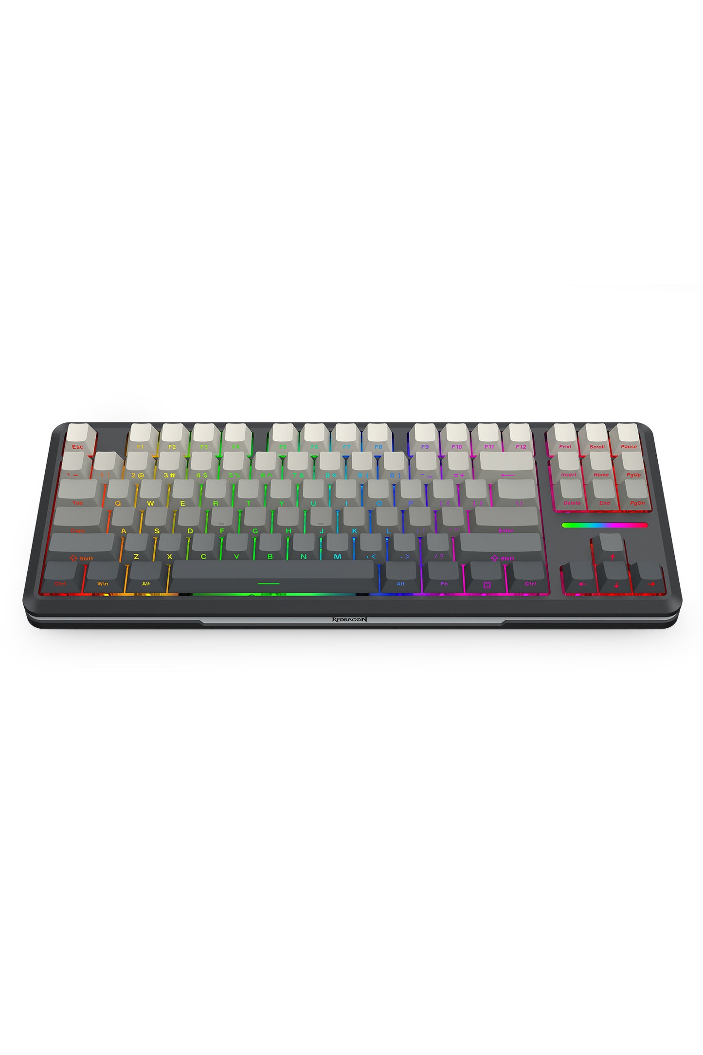 REDRAGON - K734SP-RGB-PRO WildslashTKL KB - charcoal