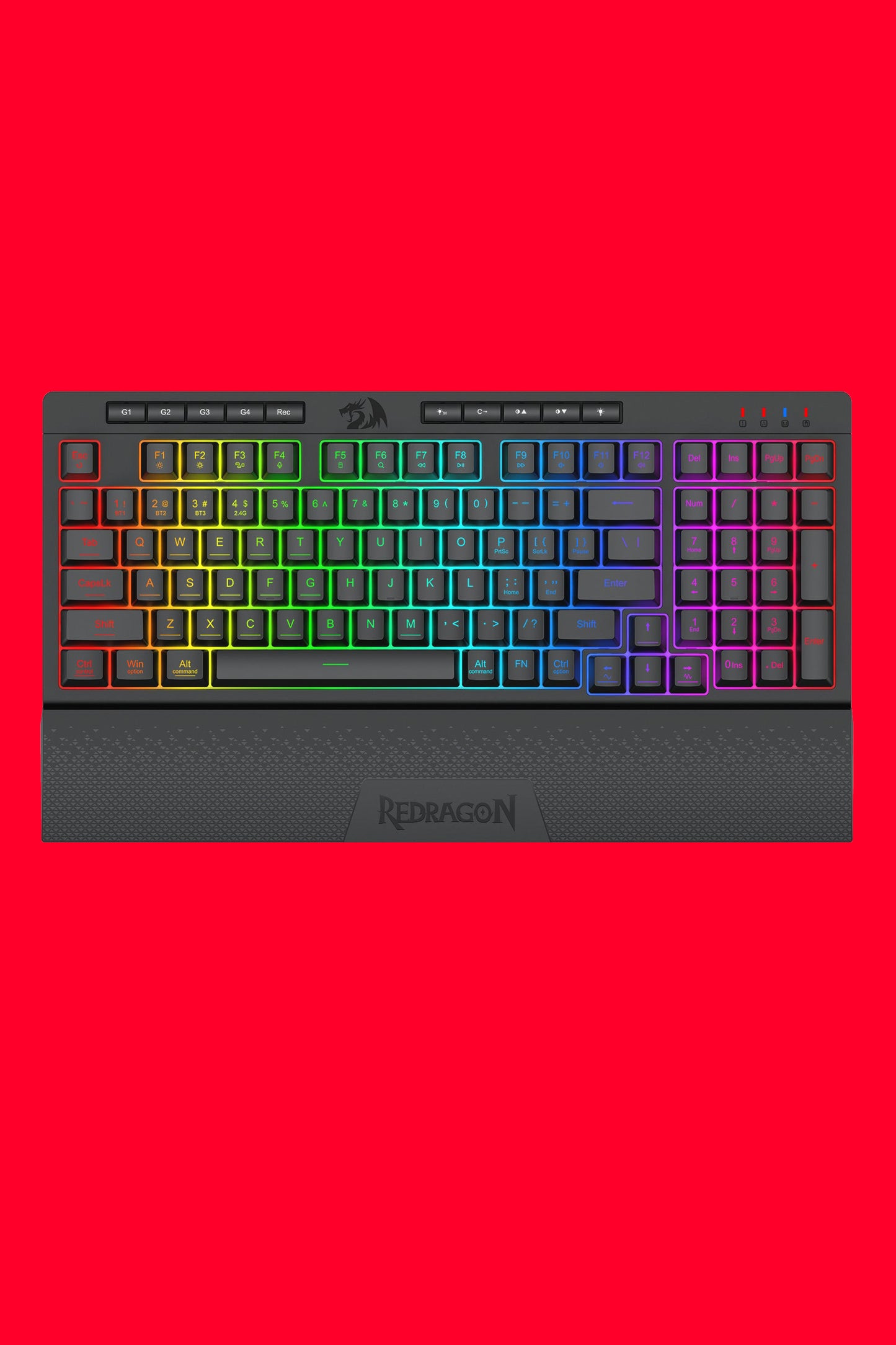 REDRAGON - K515RGB-PRO Shiva PRO 98K KB - black