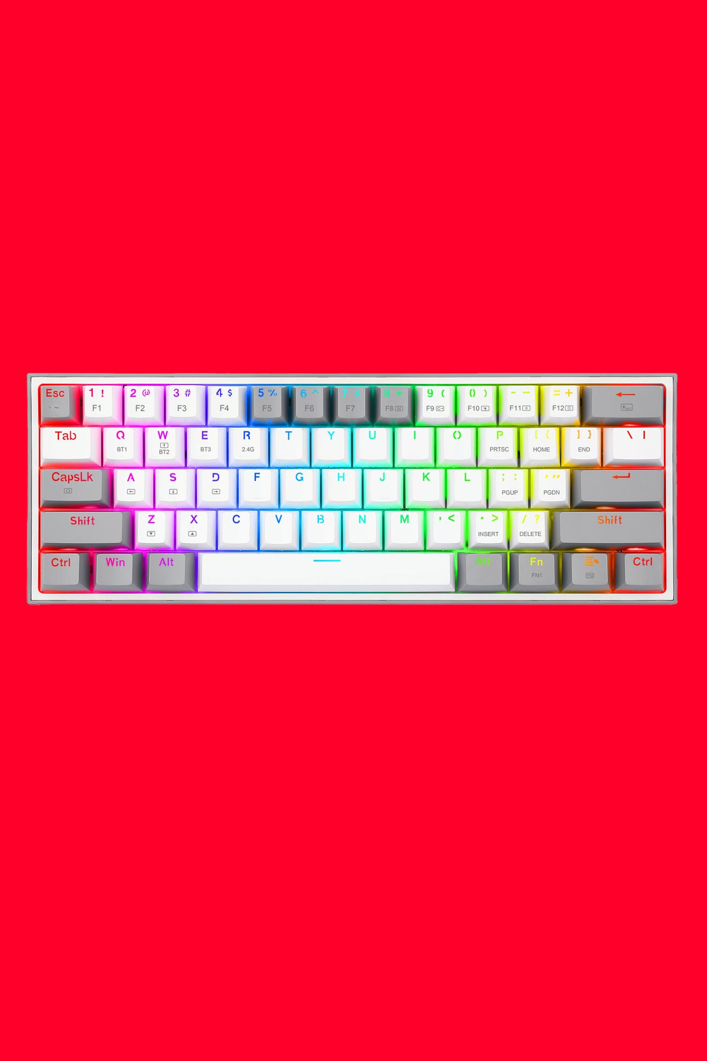 REDRAGON - K616-RGB Fizz RGB Pro 65% KB - grey