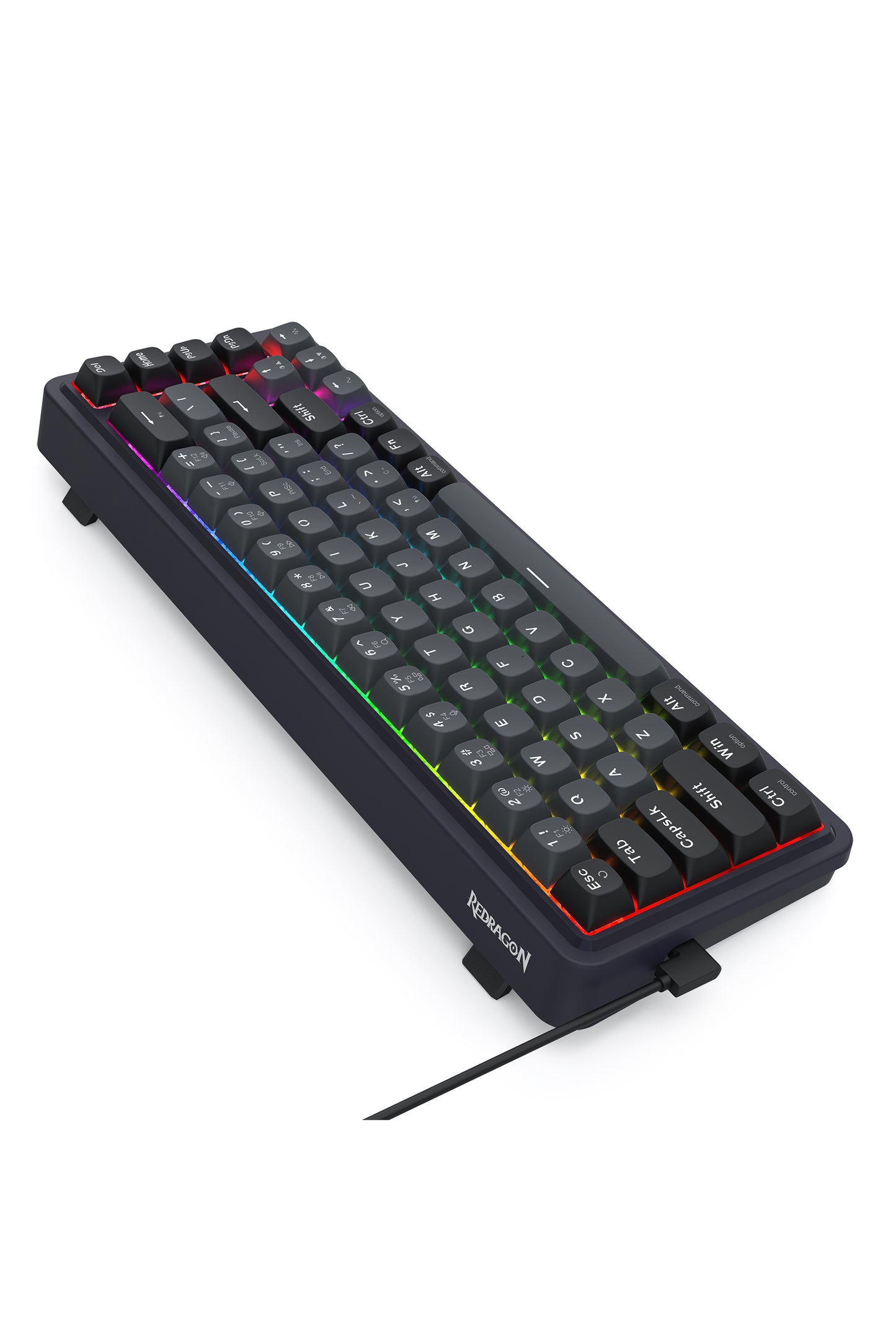 REDRAGON - K709GB-RGB-M 68% UltraMag KB - black