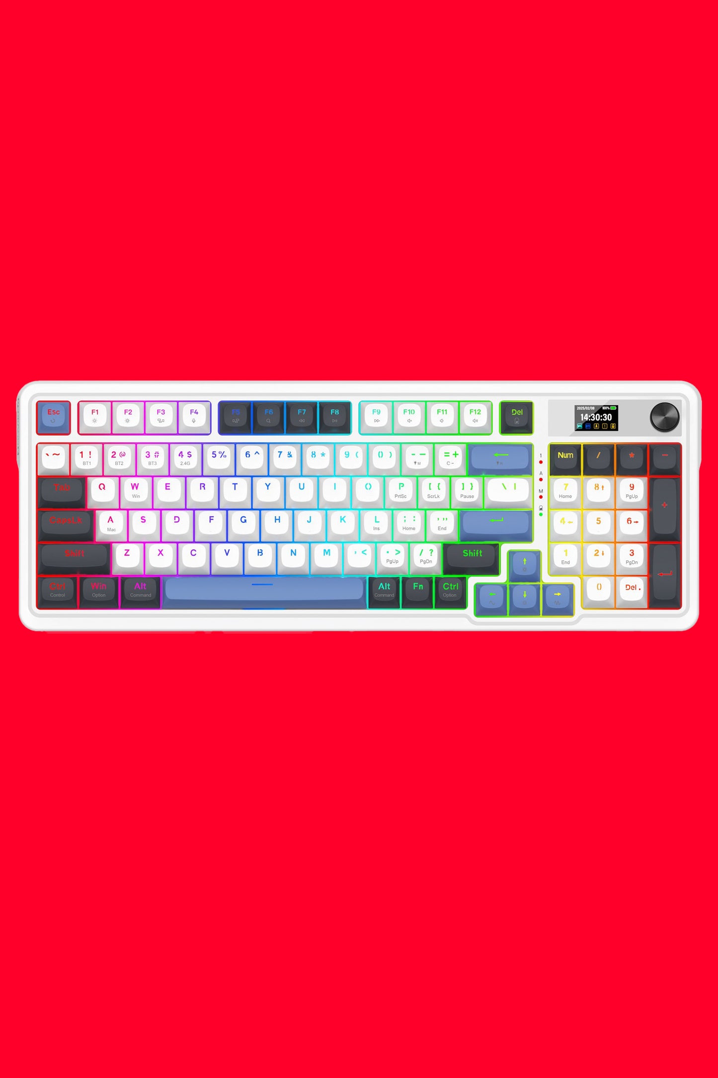 REDRAGON - K719WGB-RGB-PRO Artemis Pro KB - white