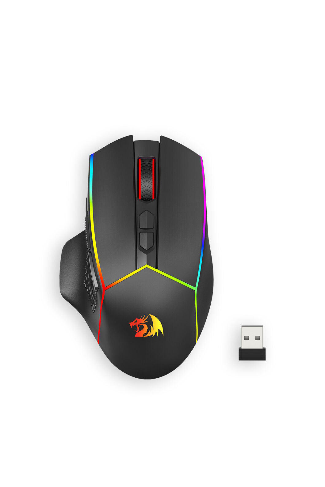 REDRAGON - M814RGB-PRO Axe Pro Mouse - black