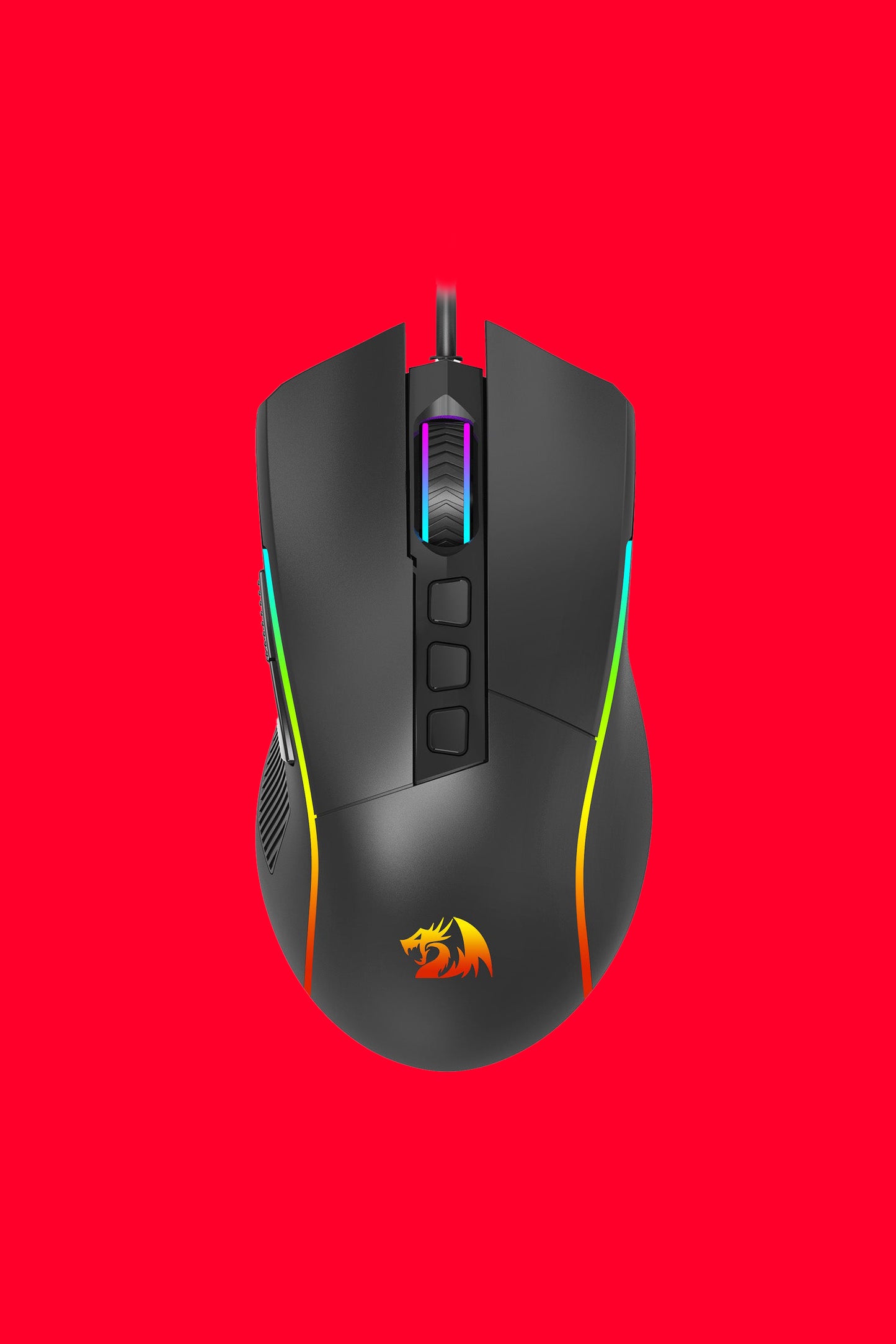 REDRAGON - M812-RGB Plank Eurgo Mouse - black
