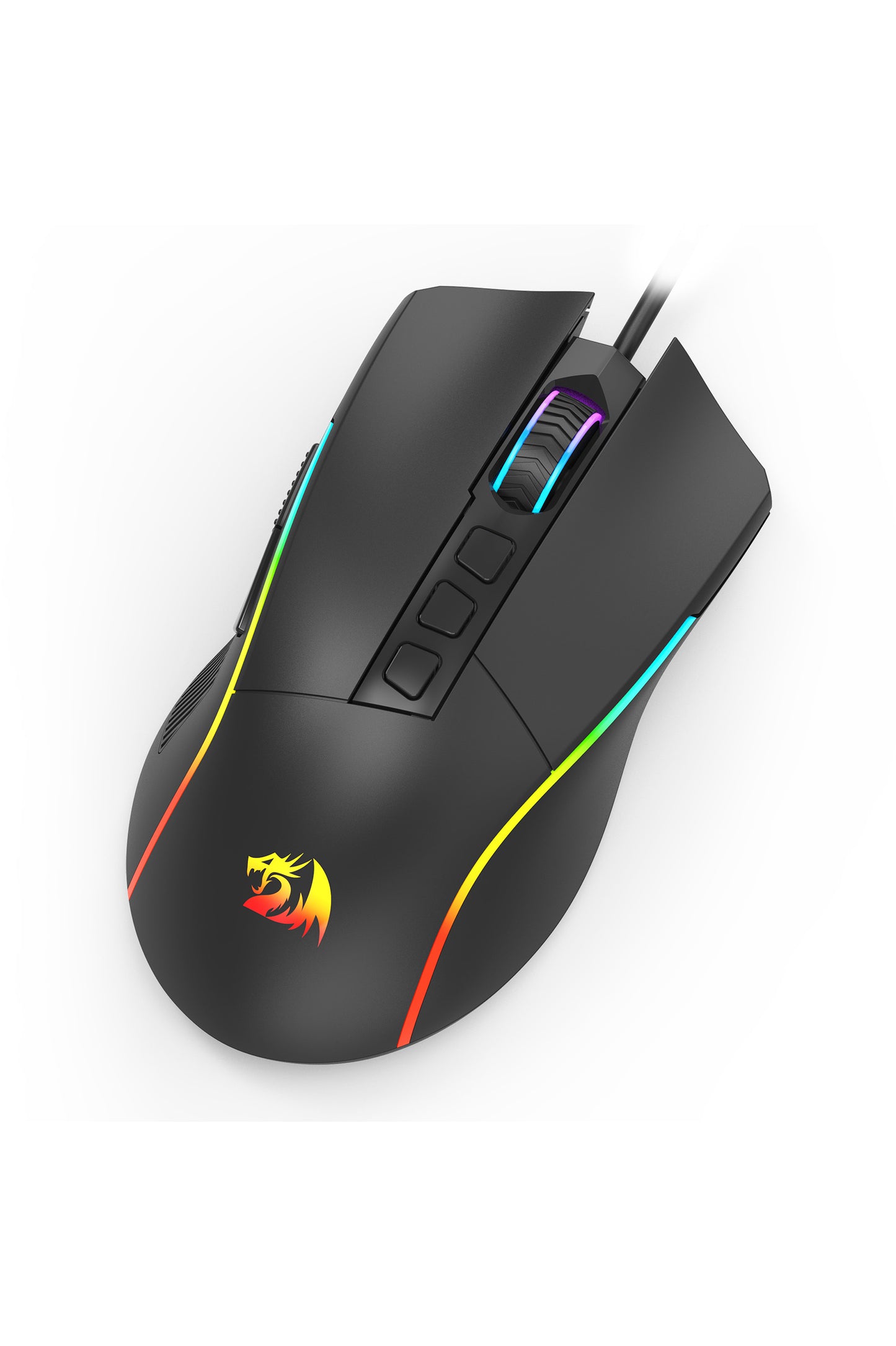 REDRAGON - M812-RGB Plank Eurgo Mouse - black