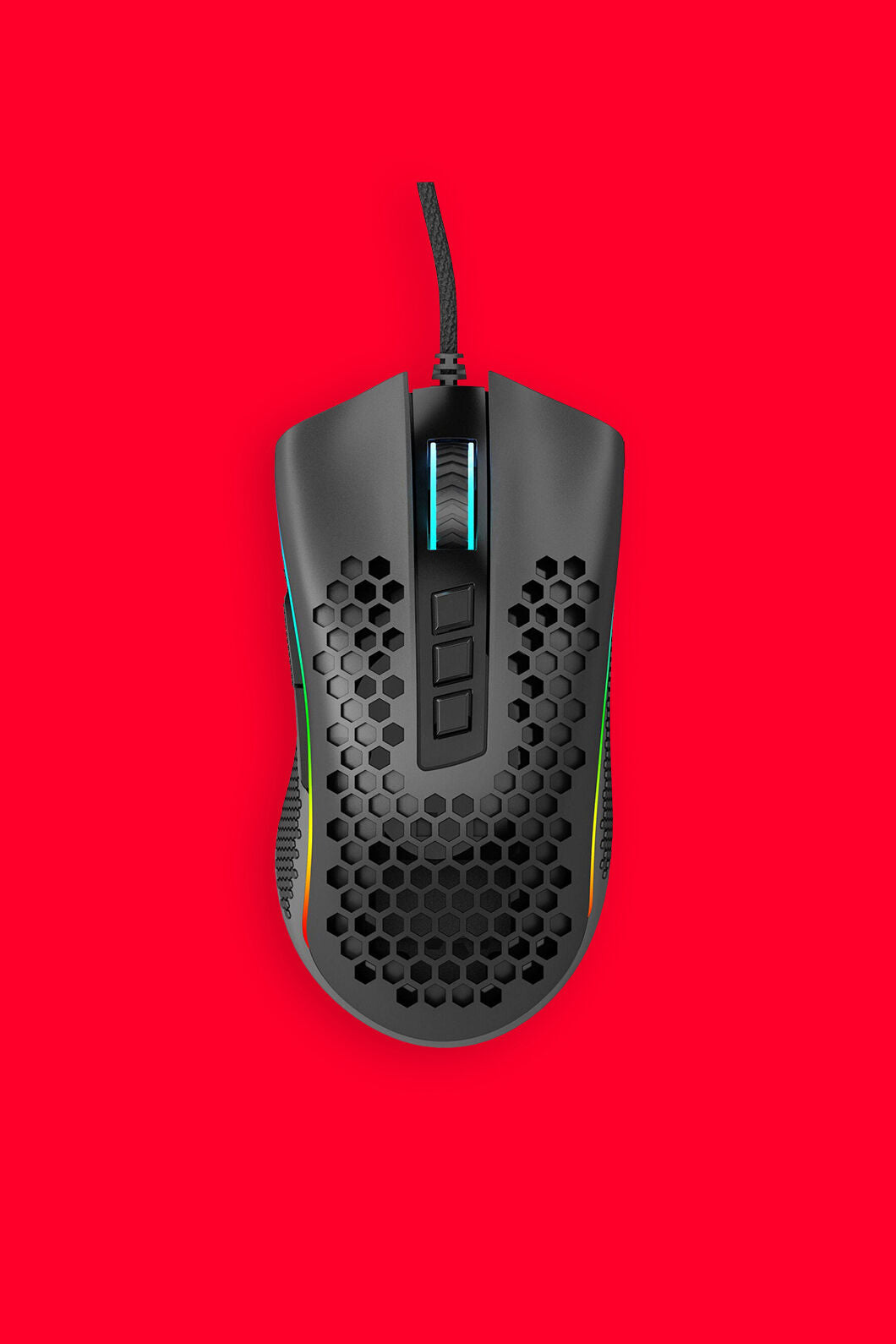 REDRAGON - M808-RGB Storm Pro Mouse - black