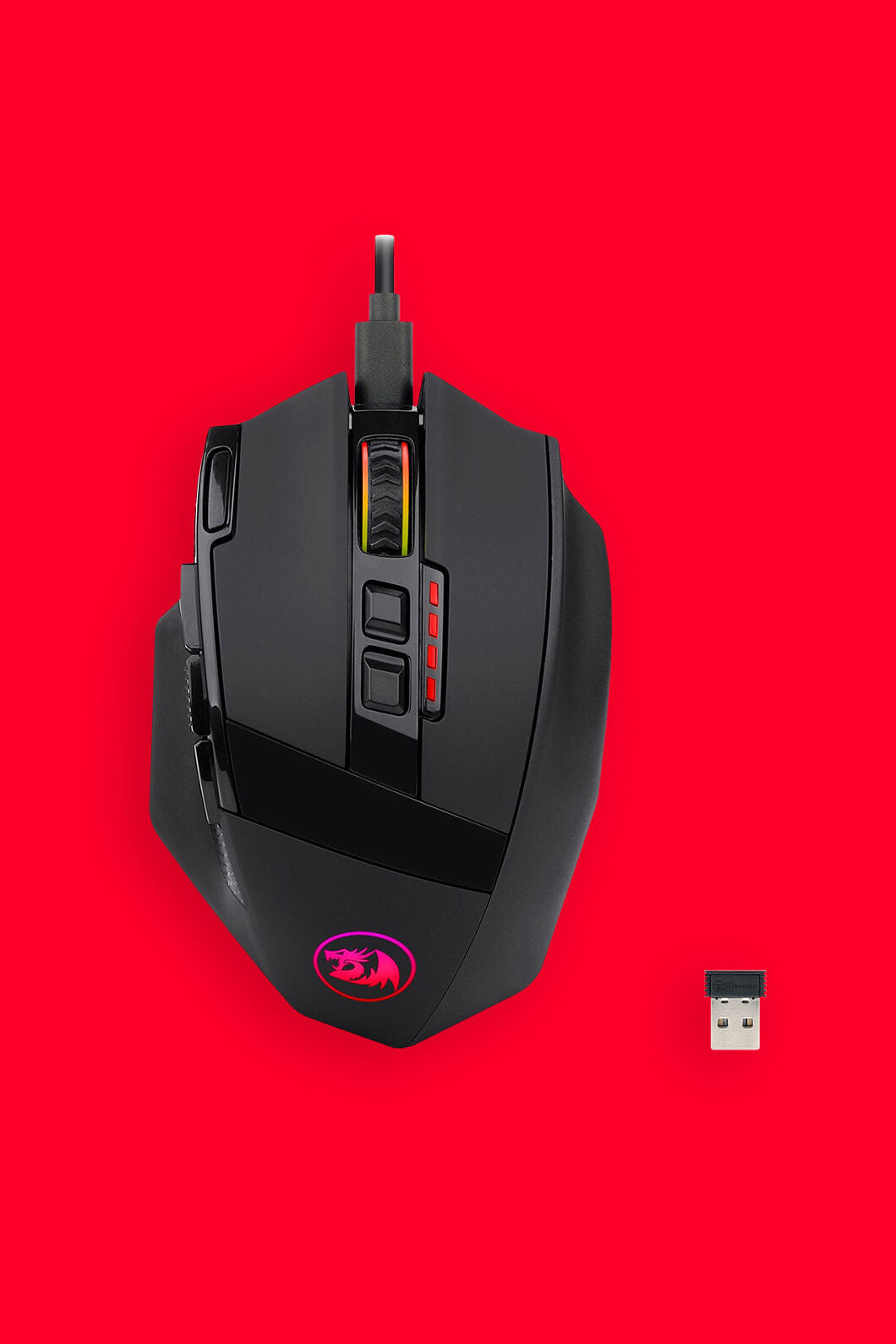REDRAGON - M810P-RGB Sniper Pro Mouse - black