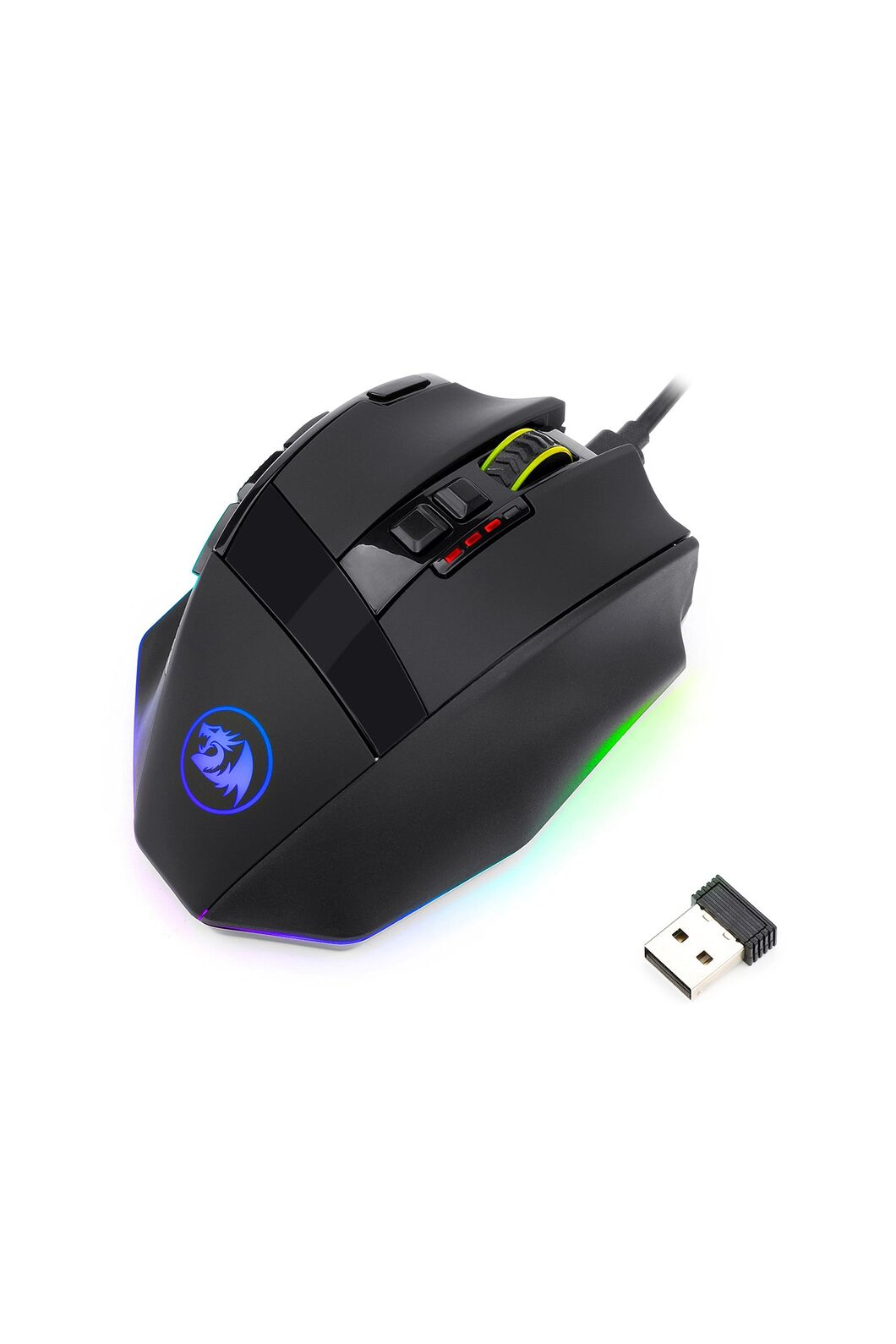 REDRAGON - Redragon M801P RGB Sniper Pro Black Wireless Gaming Mouse - black