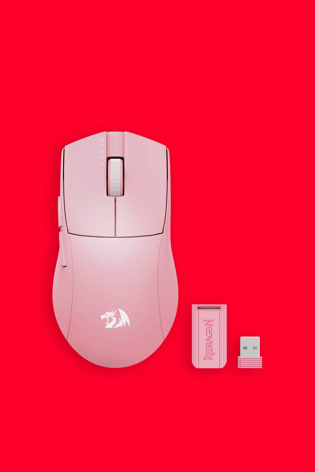 REDRAGON - M916-PRO-4K K1ng Pro Mouse - pink