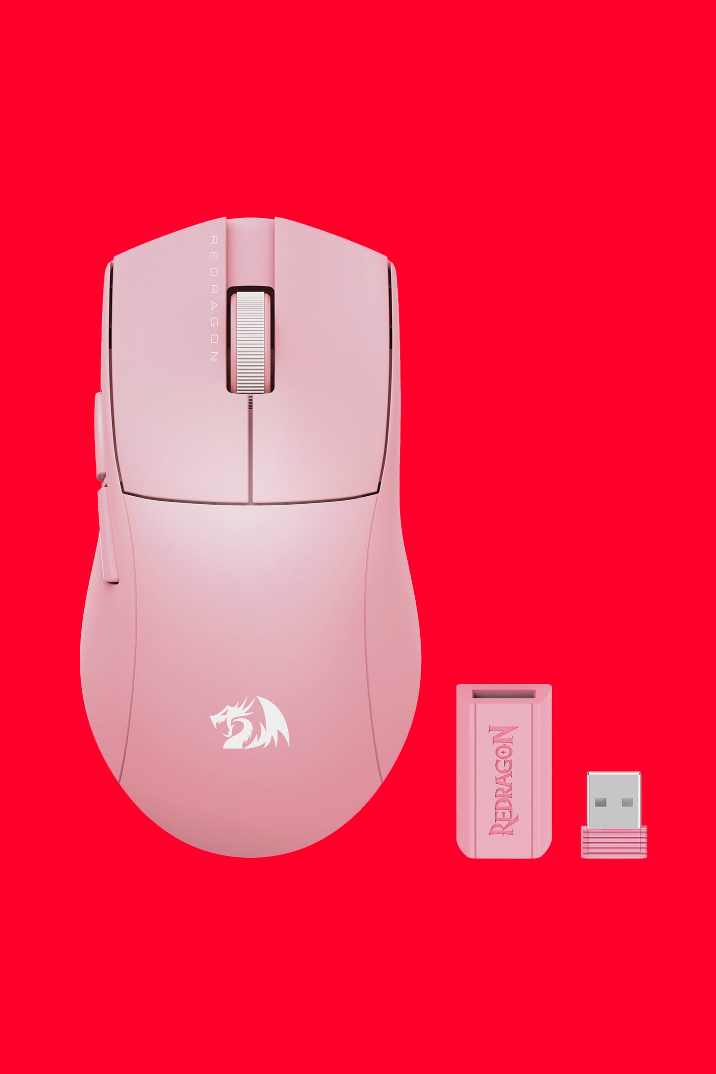 REDRAGON - M916-PRO-4K K1ng Pro Mouse - pink