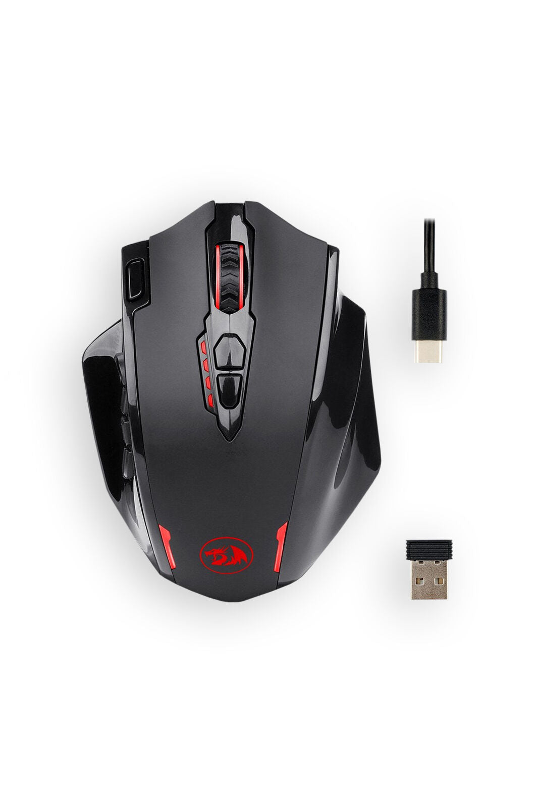 REDRAGON - M913 Impact Elite MMO Mouse - black
