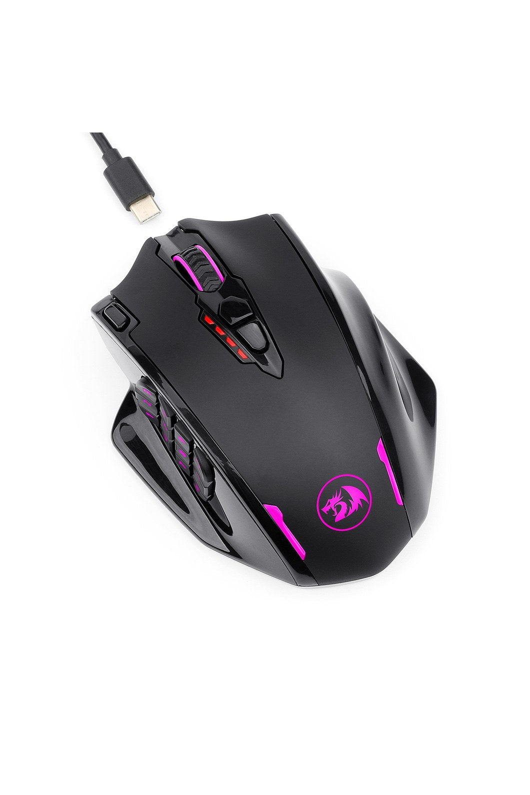 REDRAGON - M913 Impact Elite MMO Mouse - black