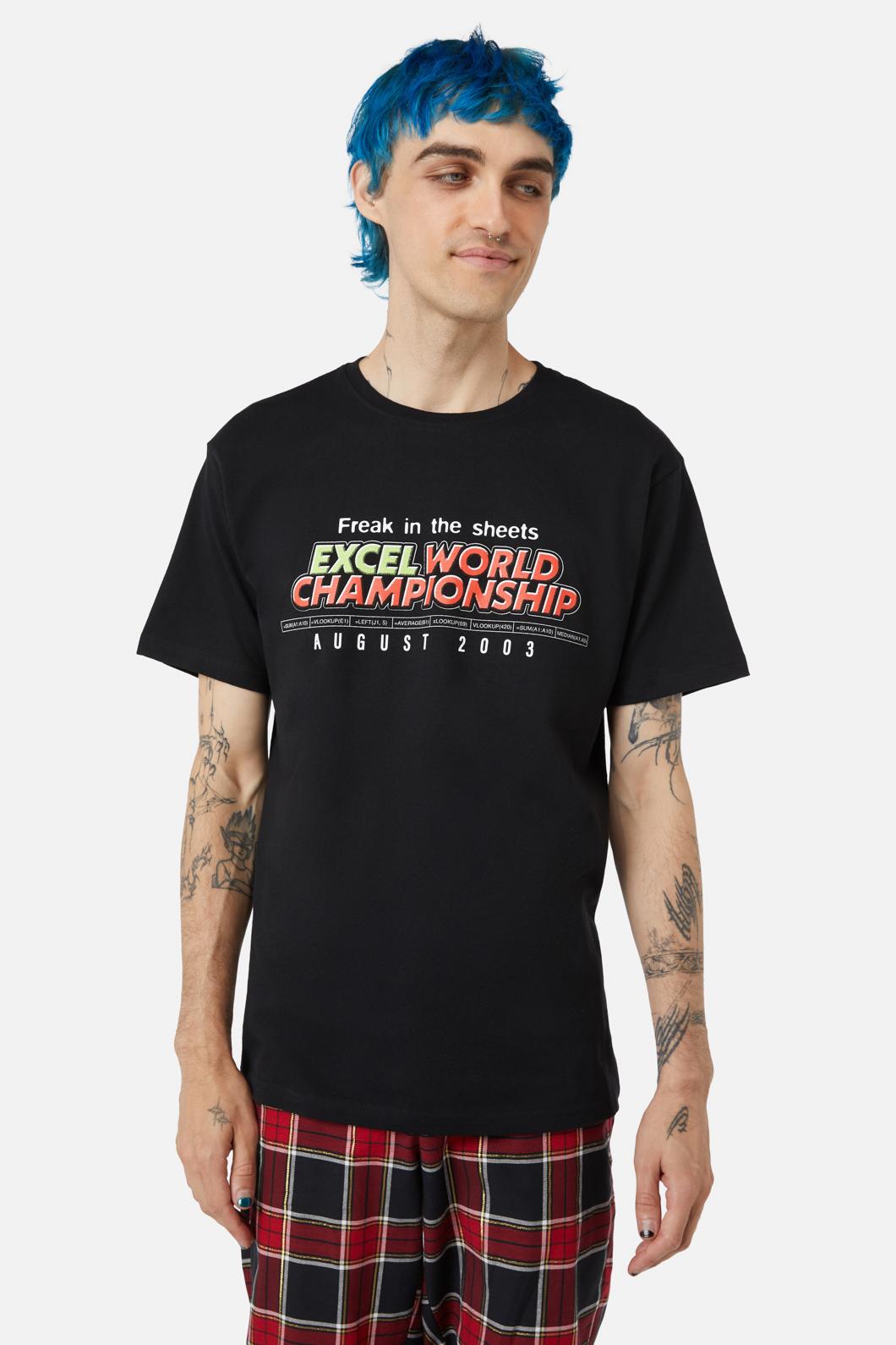 Pulp Kitchen - Freak In The Sheets Tee - black