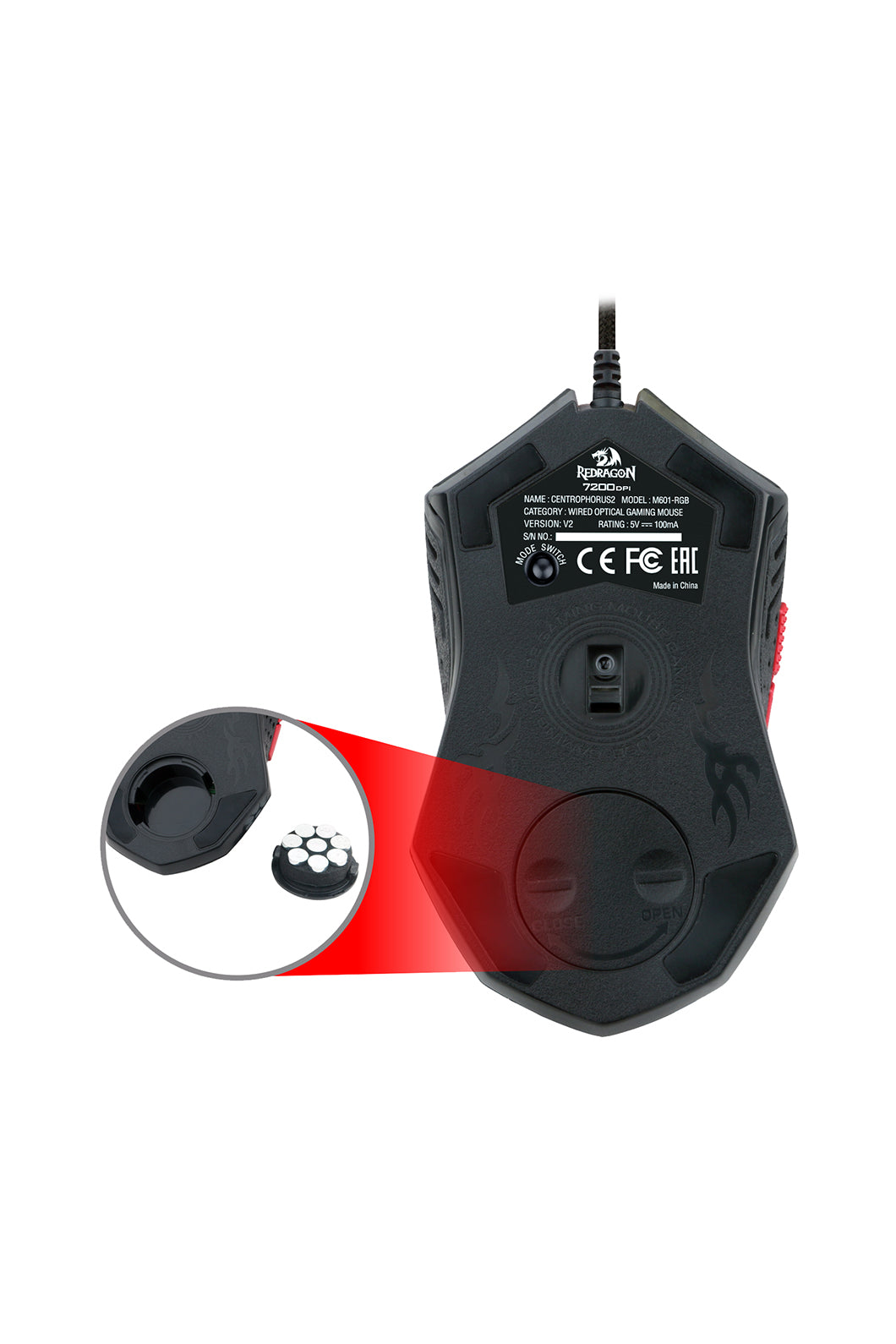 M601-RGB Centrophor Mouse