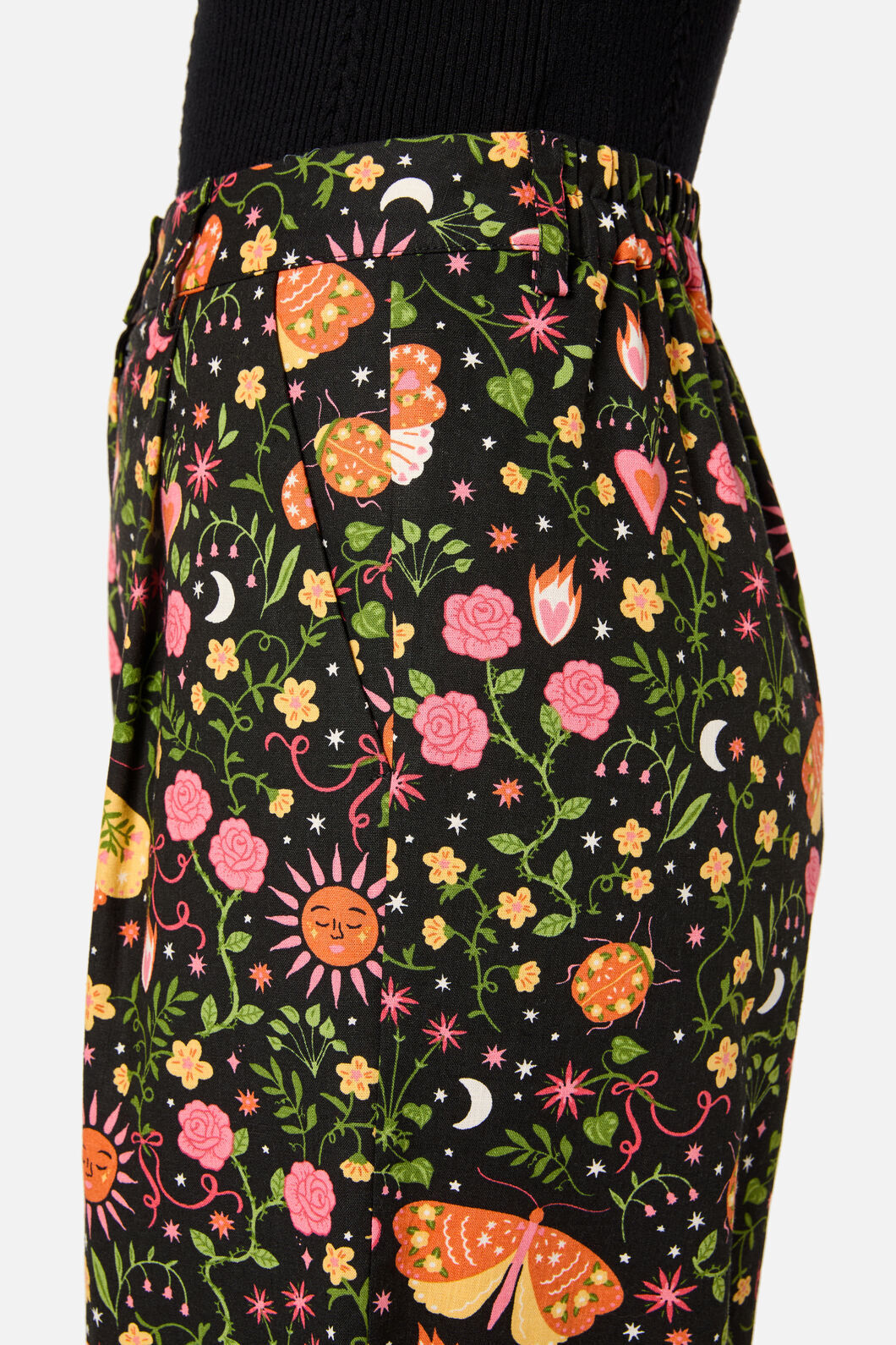 Princess Highway - Folk Art Culotte - pink