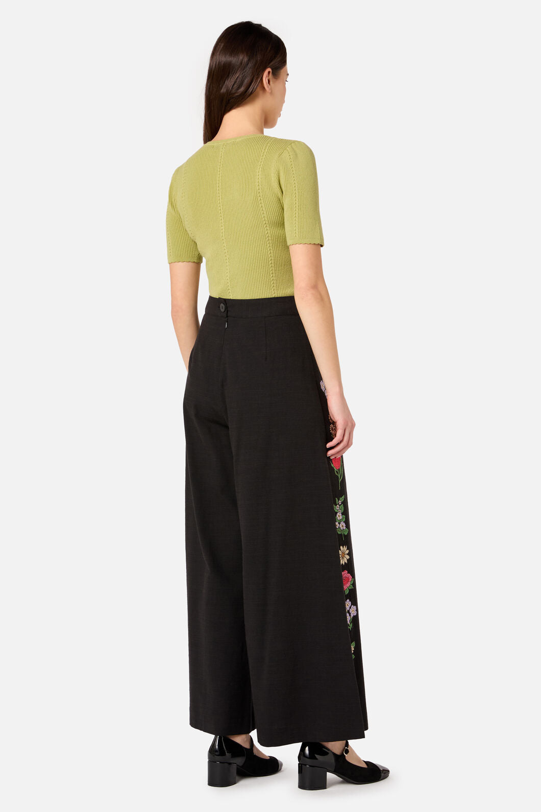 Princess Highway - Fleur Embroidered Pant - black