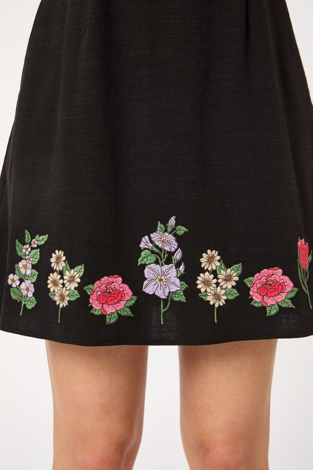 Princess Highway - Fleur Embroidered Shift Dress - black