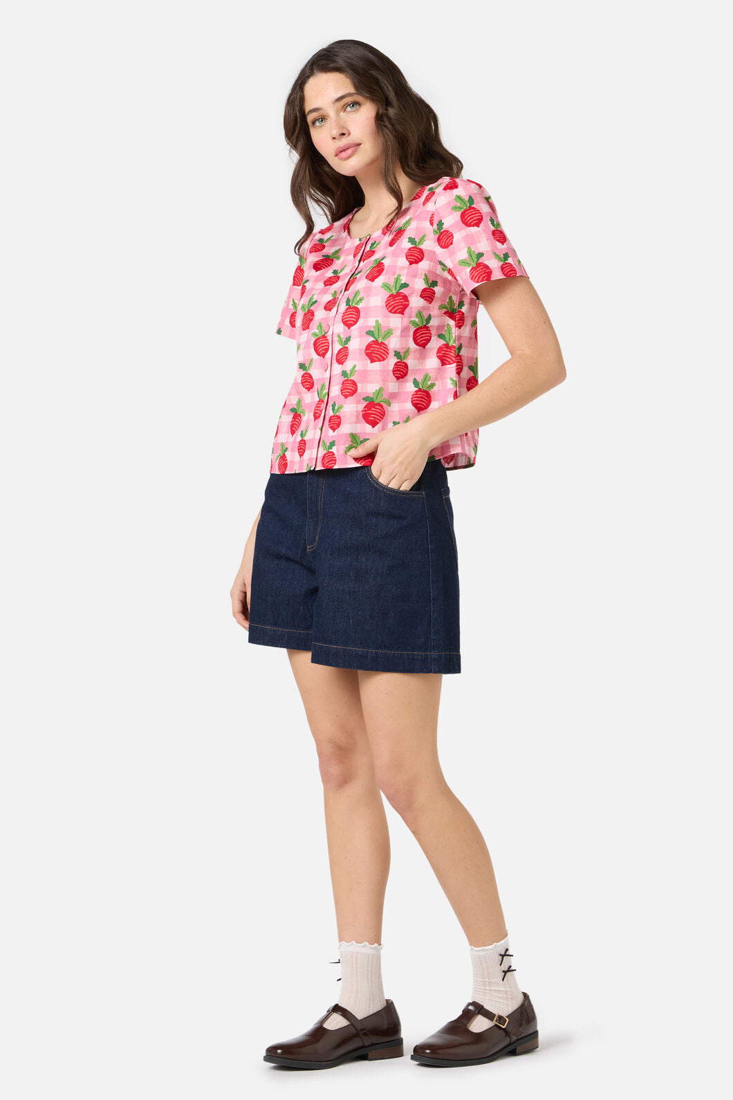 Princess Highway - Raddish Picnic Top - pink
