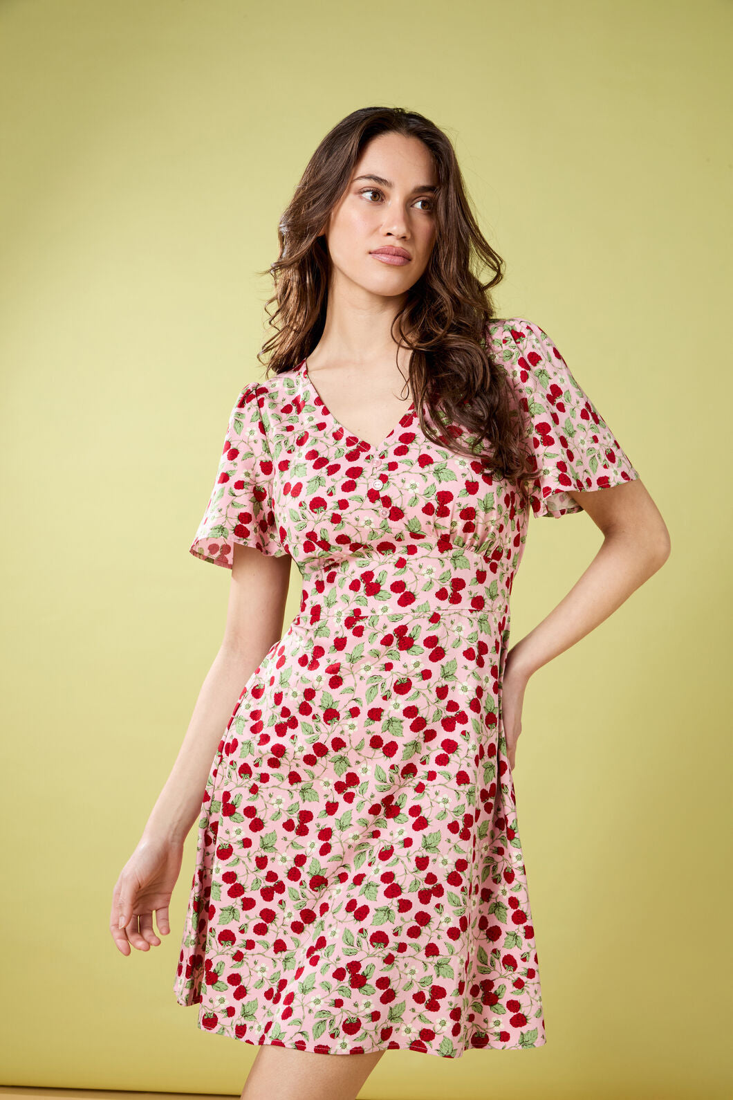 Princess Highway - Raspberry Mini Dress - pink