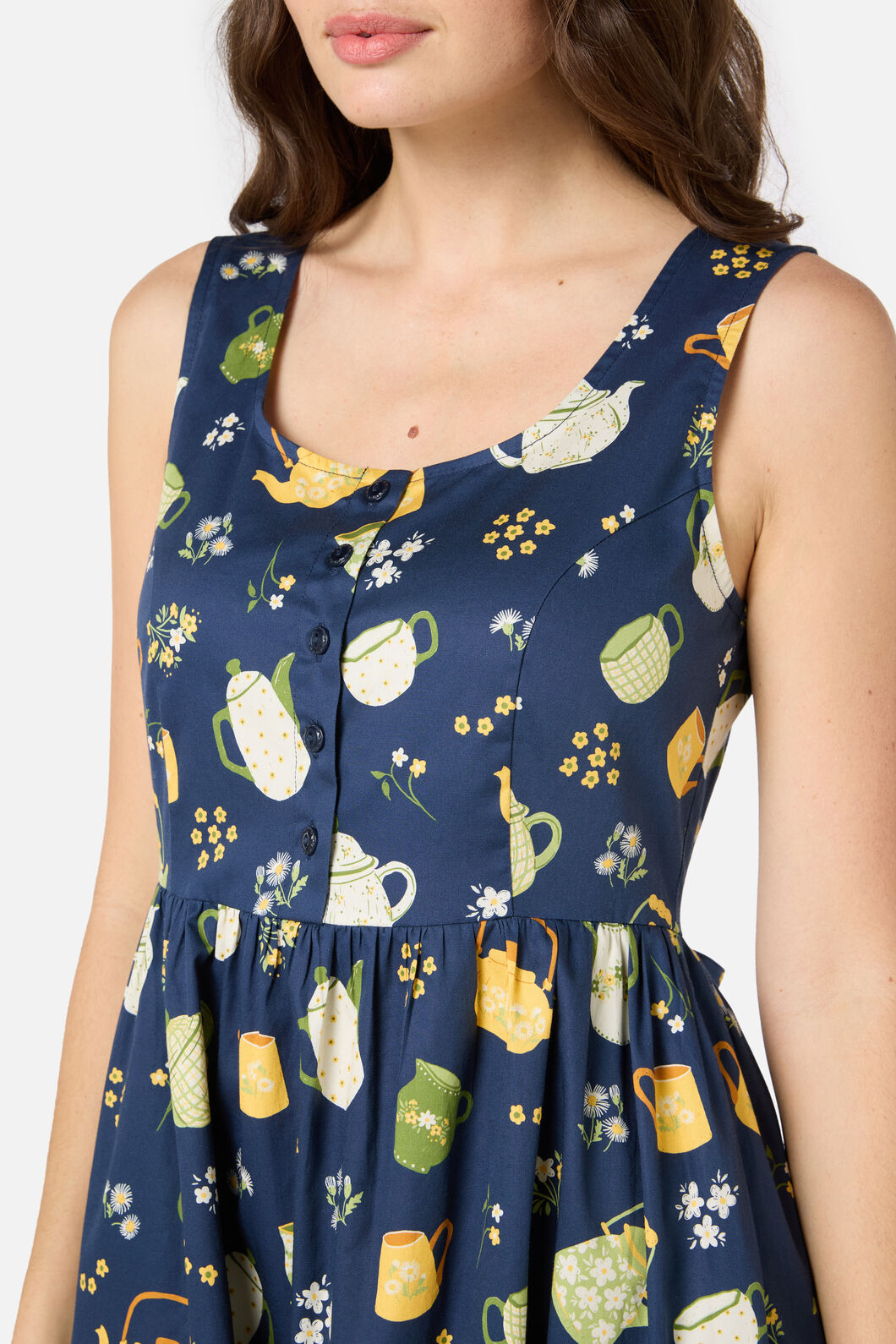 Princess Highway - Tea Time Midi Dress - navy