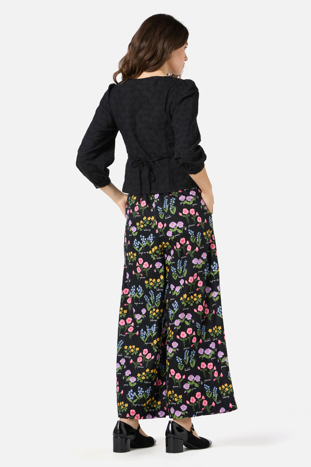 Princess Highway - Lily Broidery Top - black