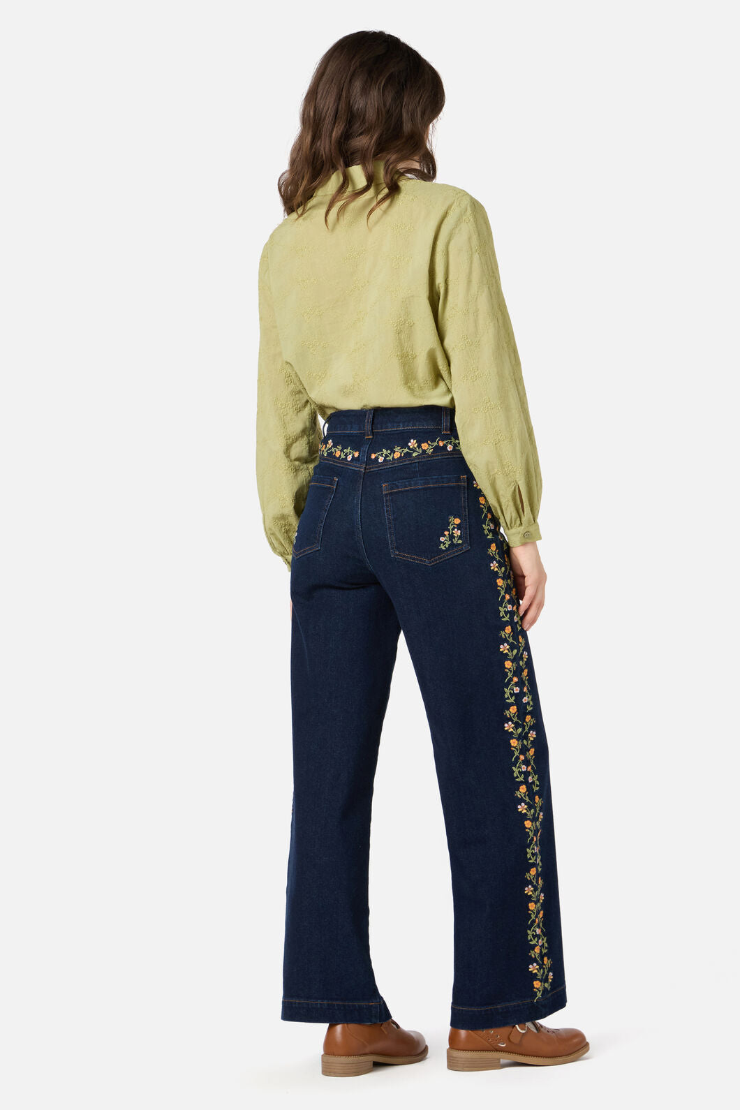 Princess Highway - Alyssa Embroidered Jeans - dark-denim