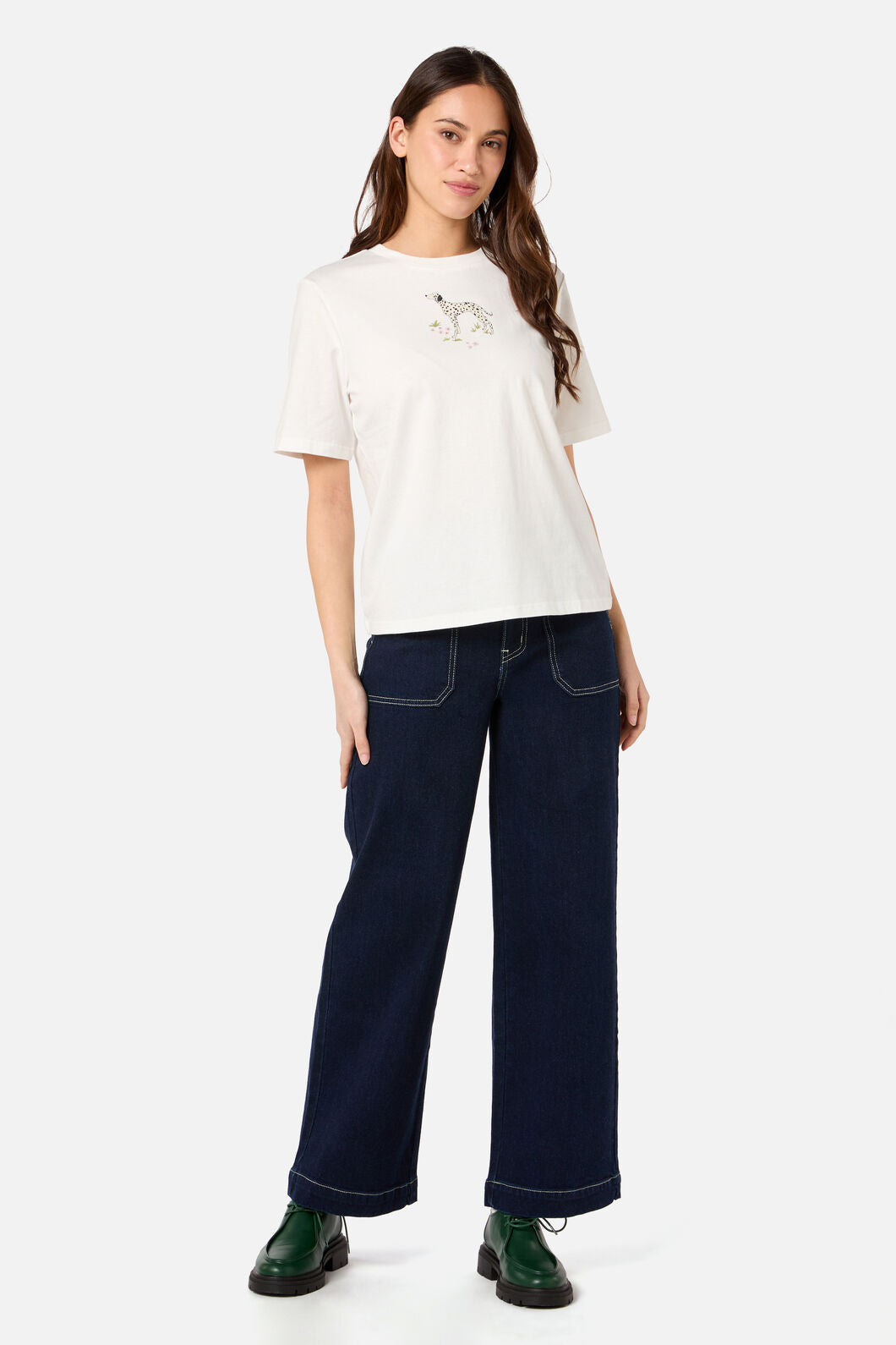 Princess Highway - Dalmatians Printed Tee - cream