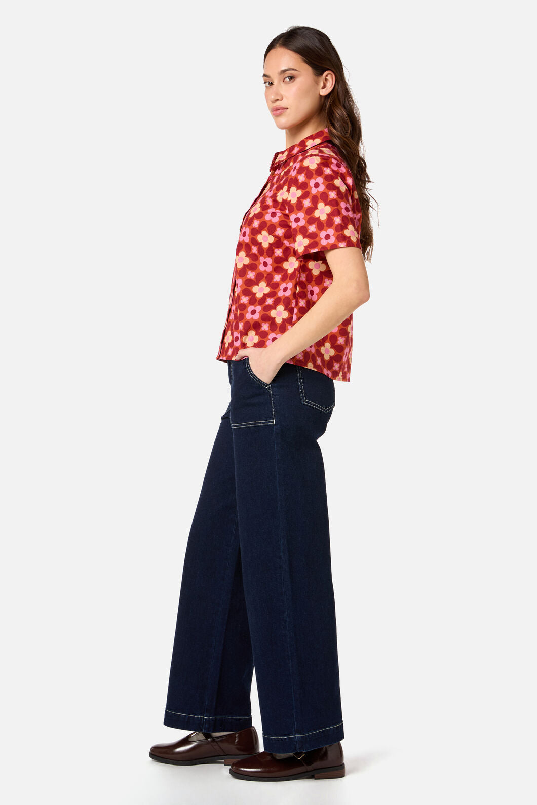 Princess Highway - Ginny 60's Shirt - rust