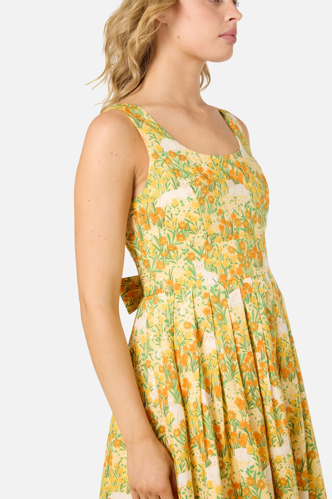 Princess Highway - Cat & Flora Sun Dress - orange
