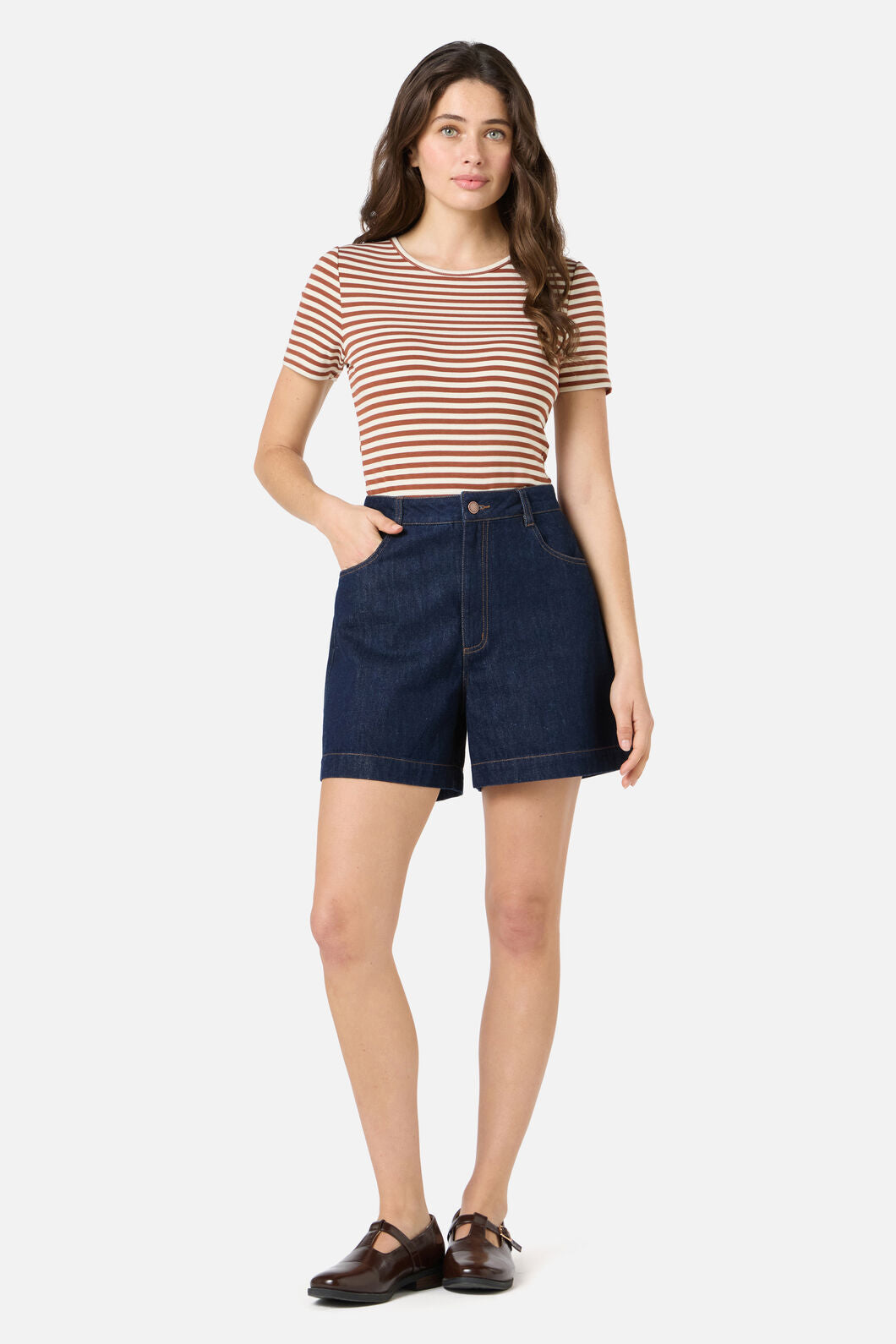 Princess Highway - Jillian Denim Short - dark-denim